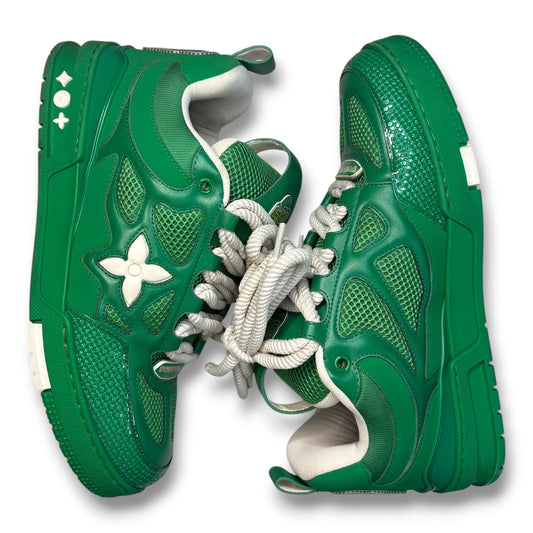 Louis Vuitton LV Skate Green White Sneakers | Size 8.5LV