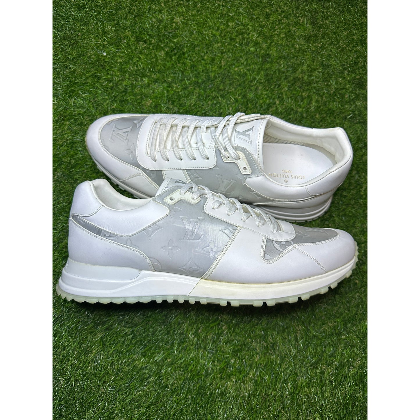 Louis Vuitton Runaway White/Grey Sneakers | Size 10.5UK