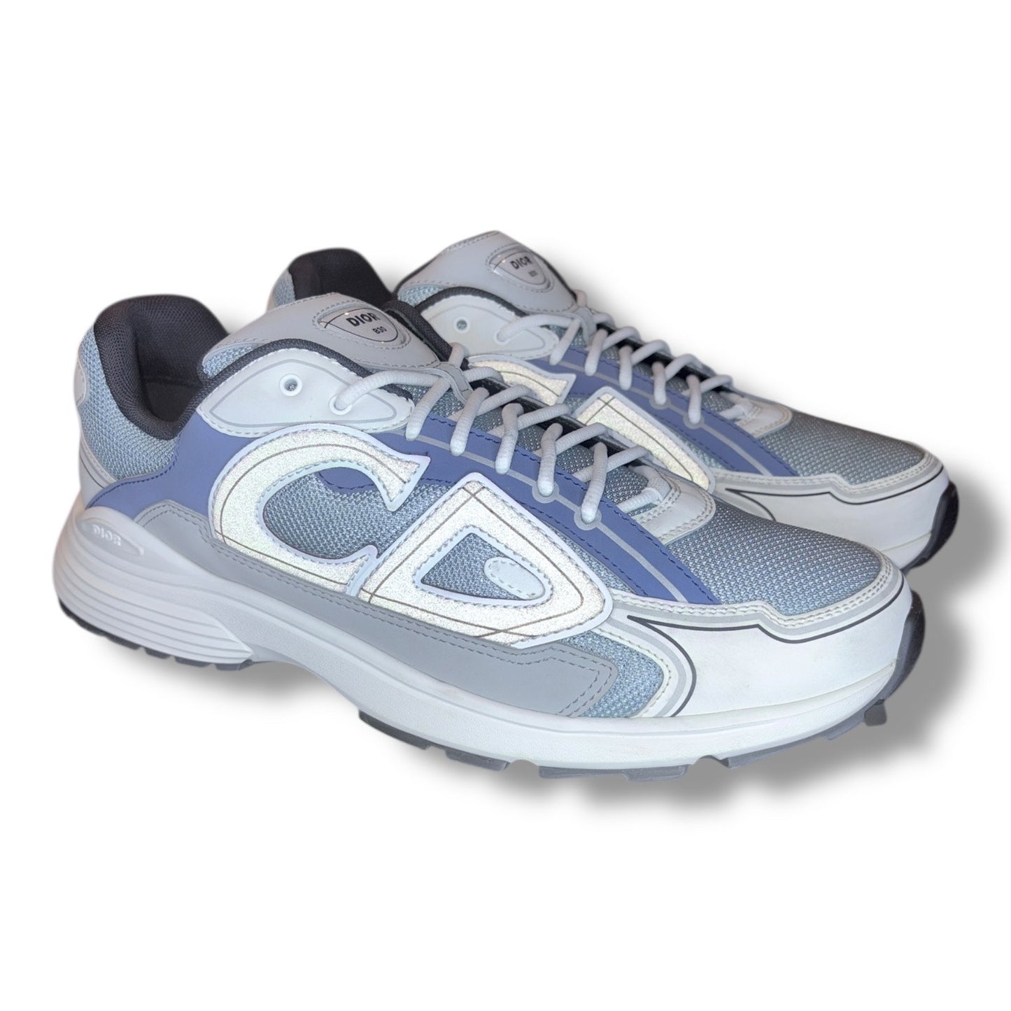 Dior B30 Navy Blue Grey White Sneakers | Size 48 (15US)