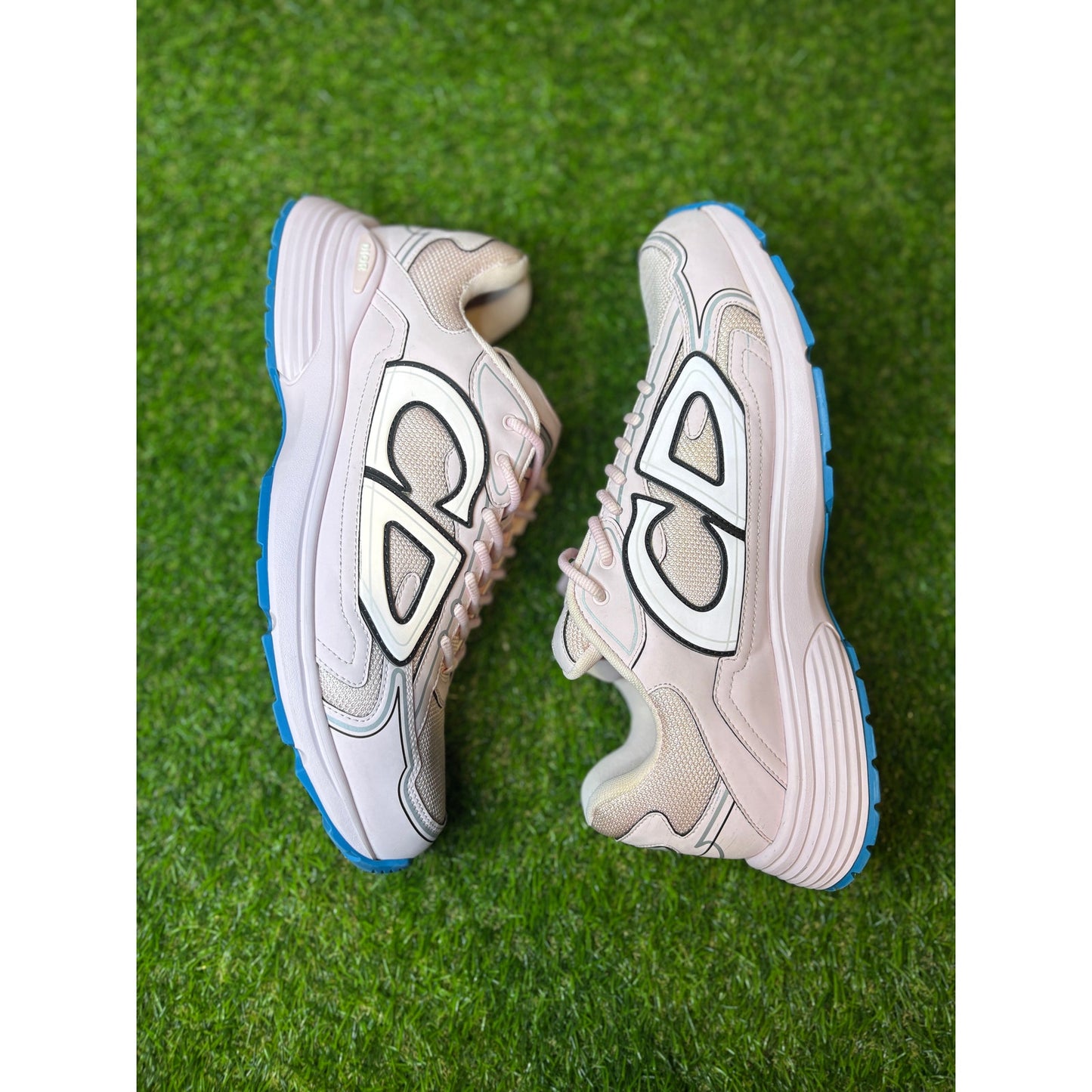 Size 13 - Dior B30 Reflective "Pale Pink Blue" Sneakers