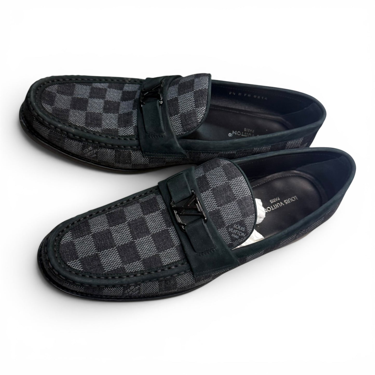 Louis Vuitton Major Loafer Damier Black | Size 9.5LV