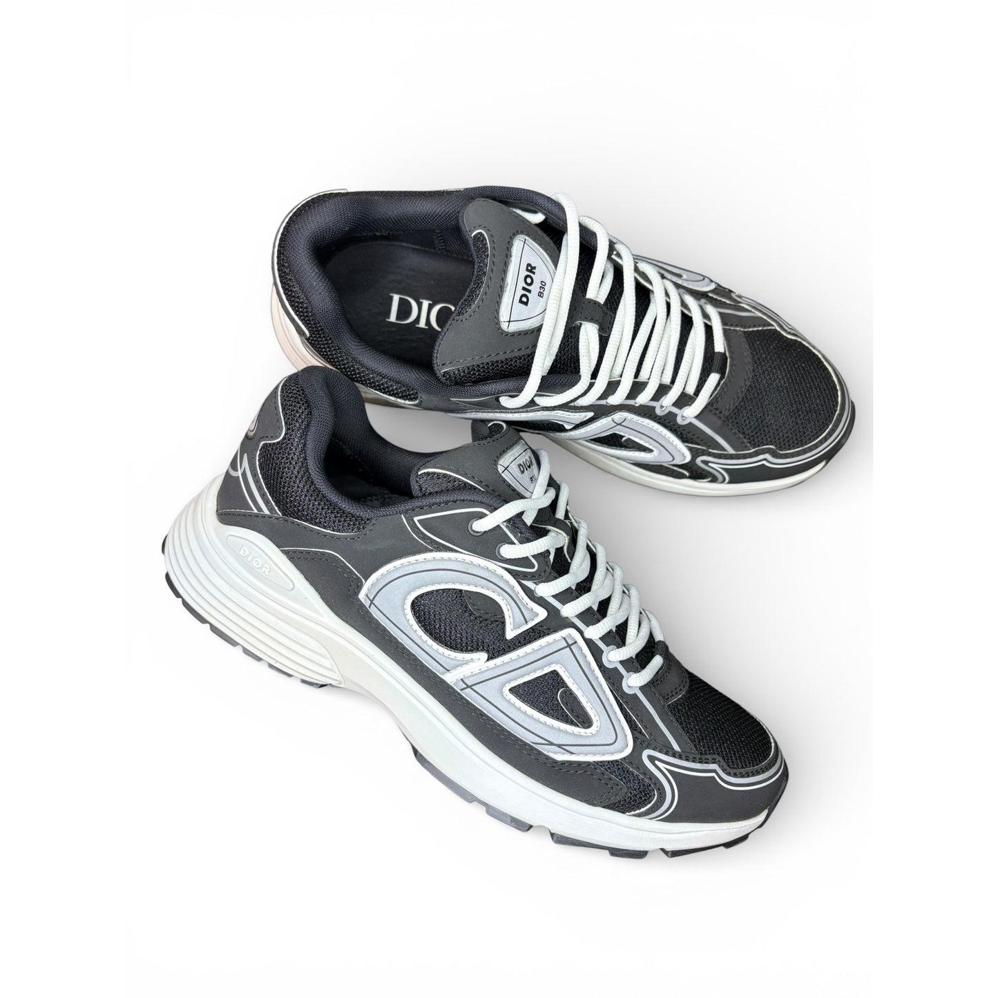 Size 9 - Dior B30 Black & Grey Sneakers