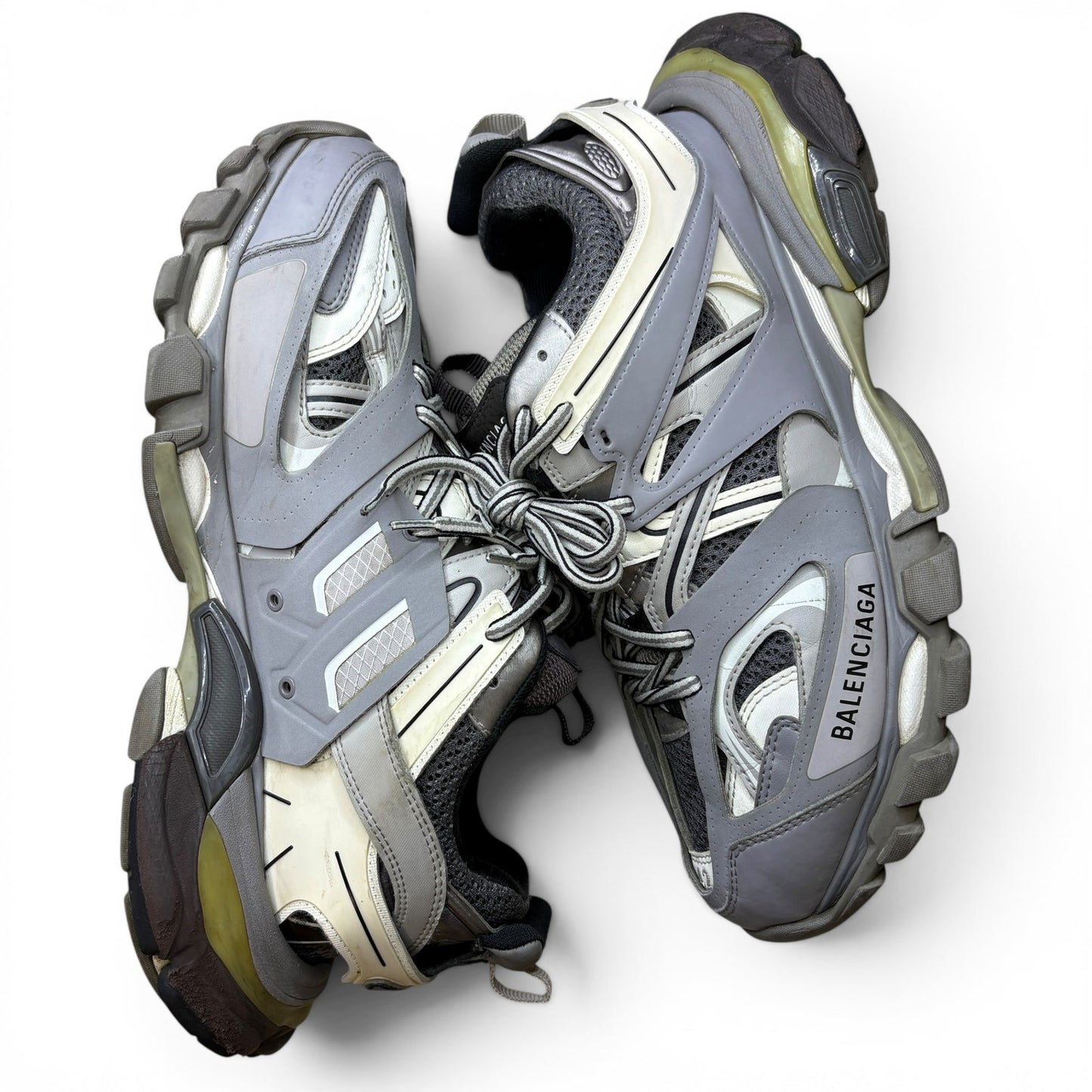 Size 9 - Balenciaga Track Grey White Sneakers