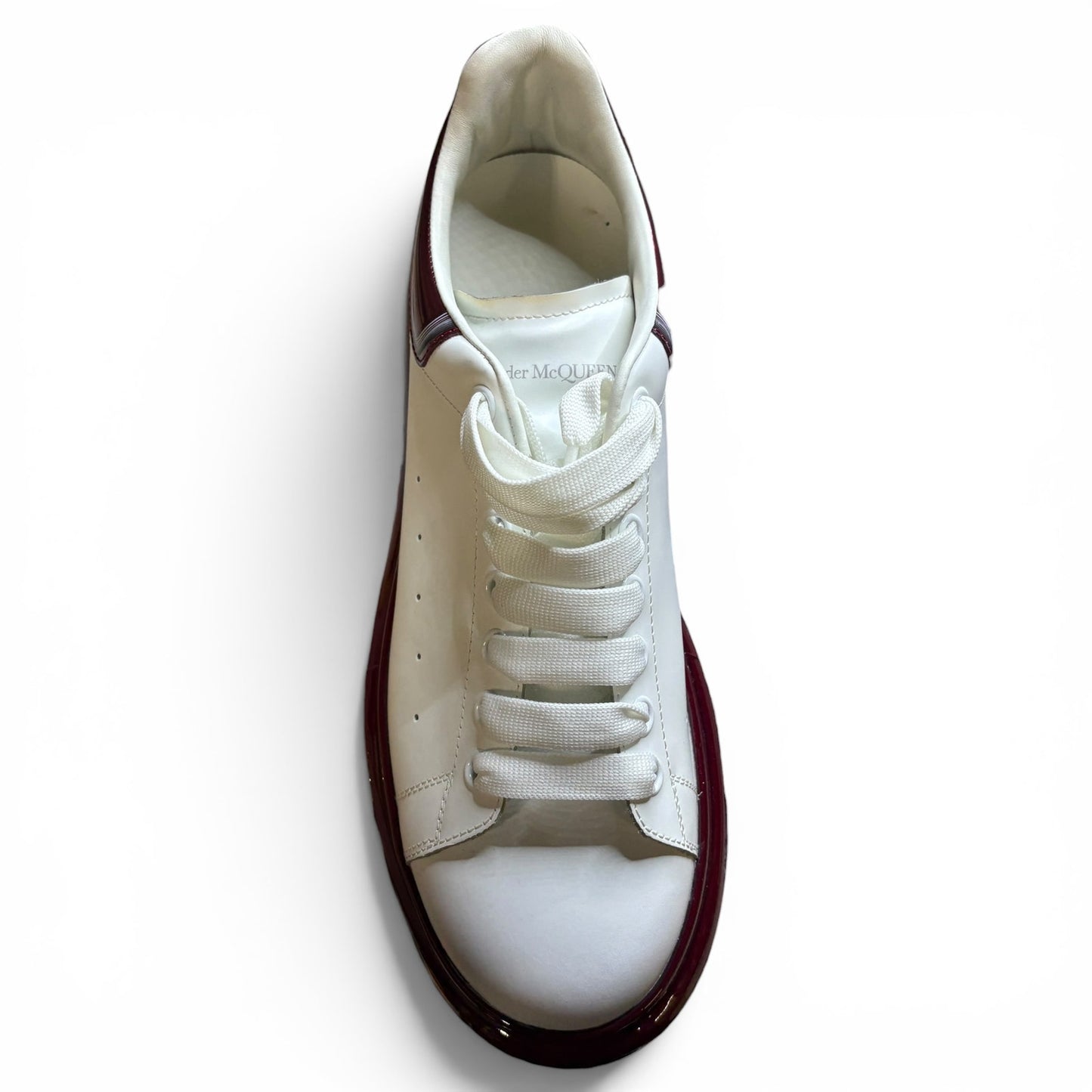 Alexander McQueen Oversized Sneaker 'White Garnet Black' 11M