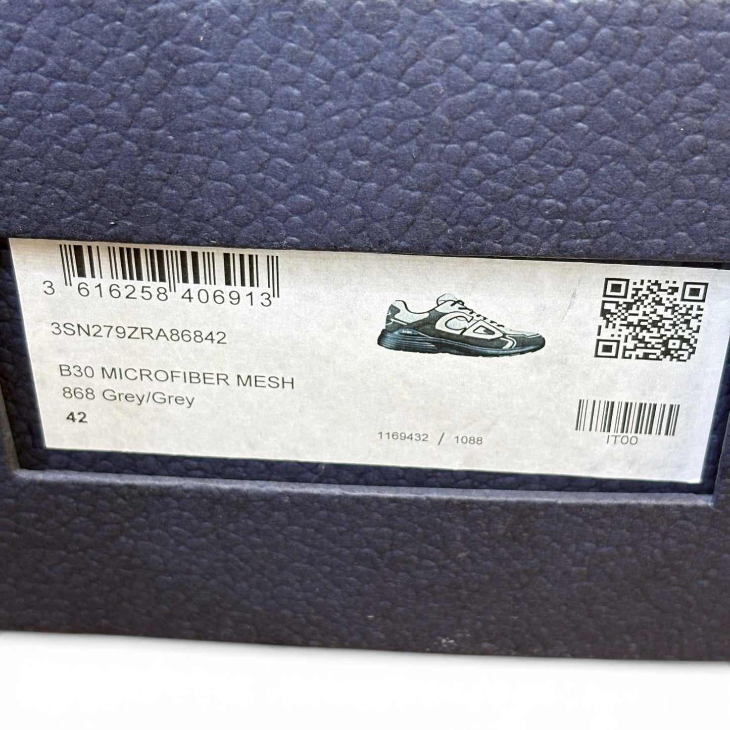 Dior B30 Dark Grey Sneakers | Size 42 (9US)