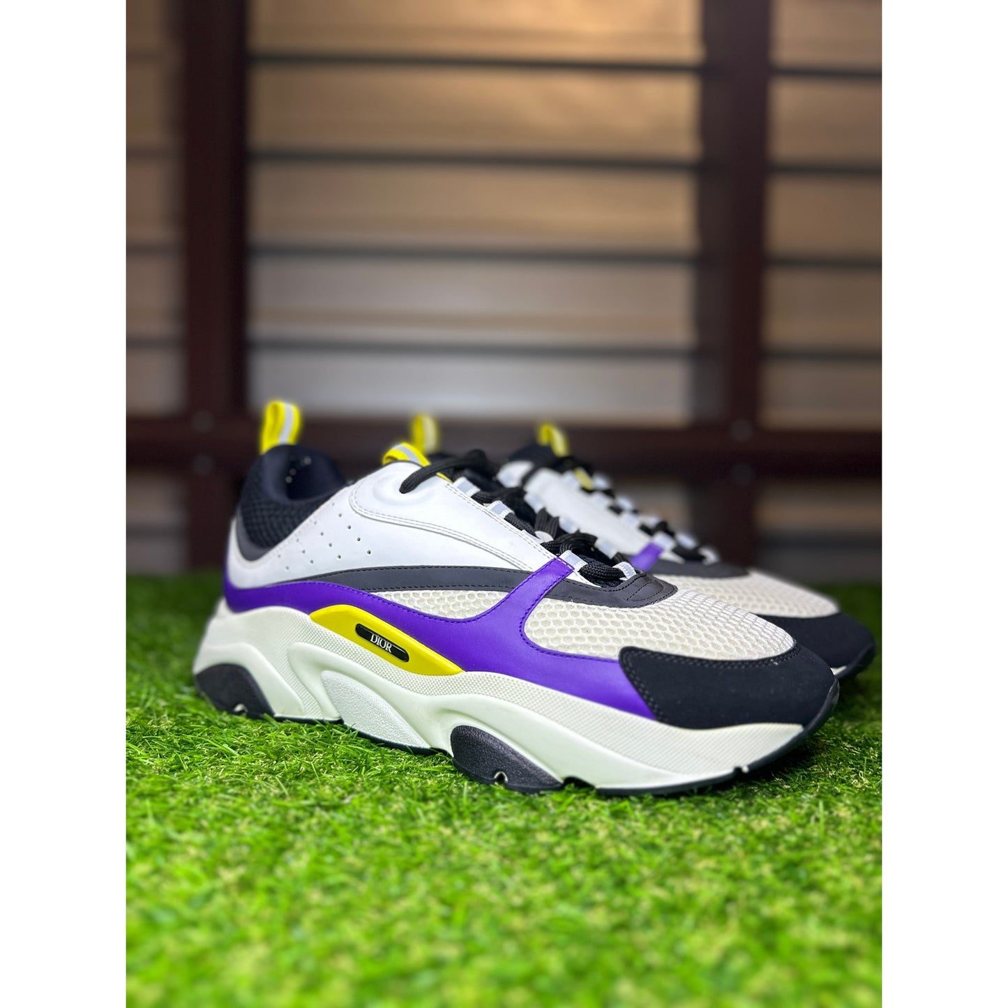 Size 45 (12 US) - Dior B22 Reflective Sneaker Lakers Purple