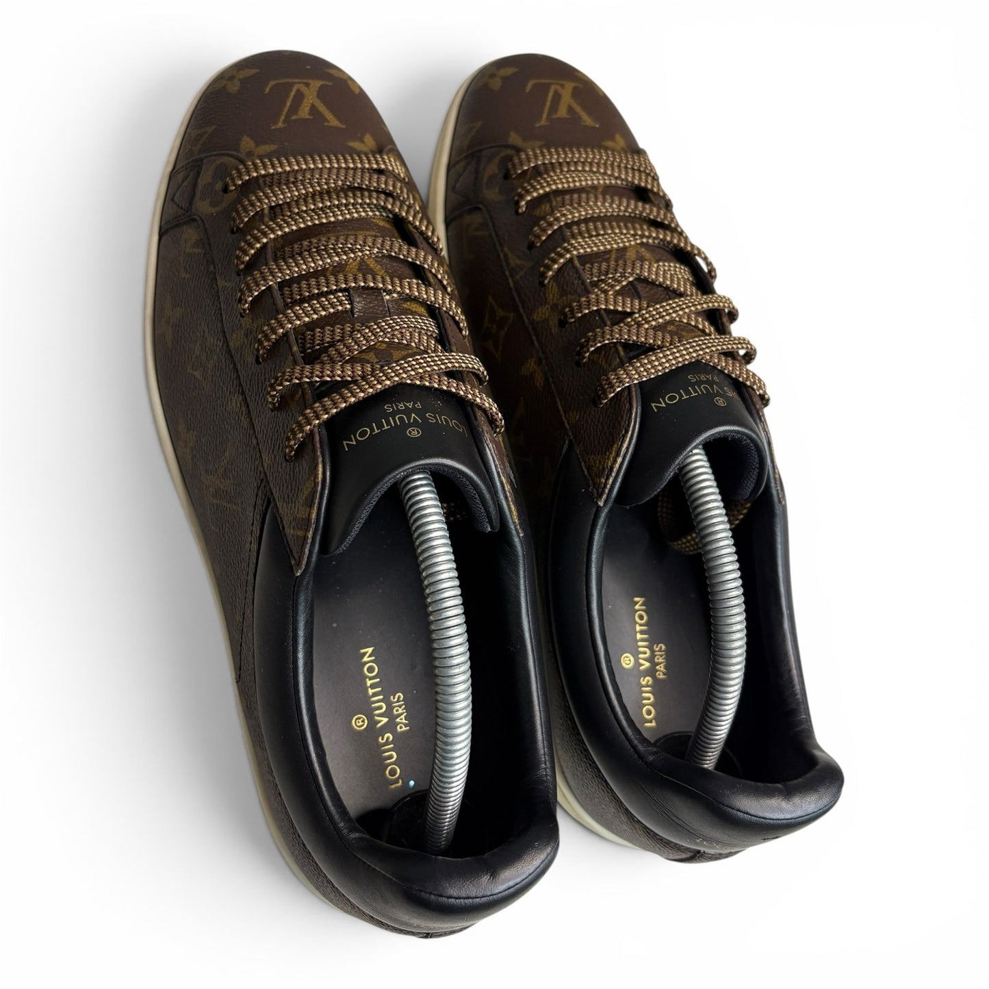 Louis Vuitton Runaway Black Suede, Mesh Trainer (Size 11.5 - 12)