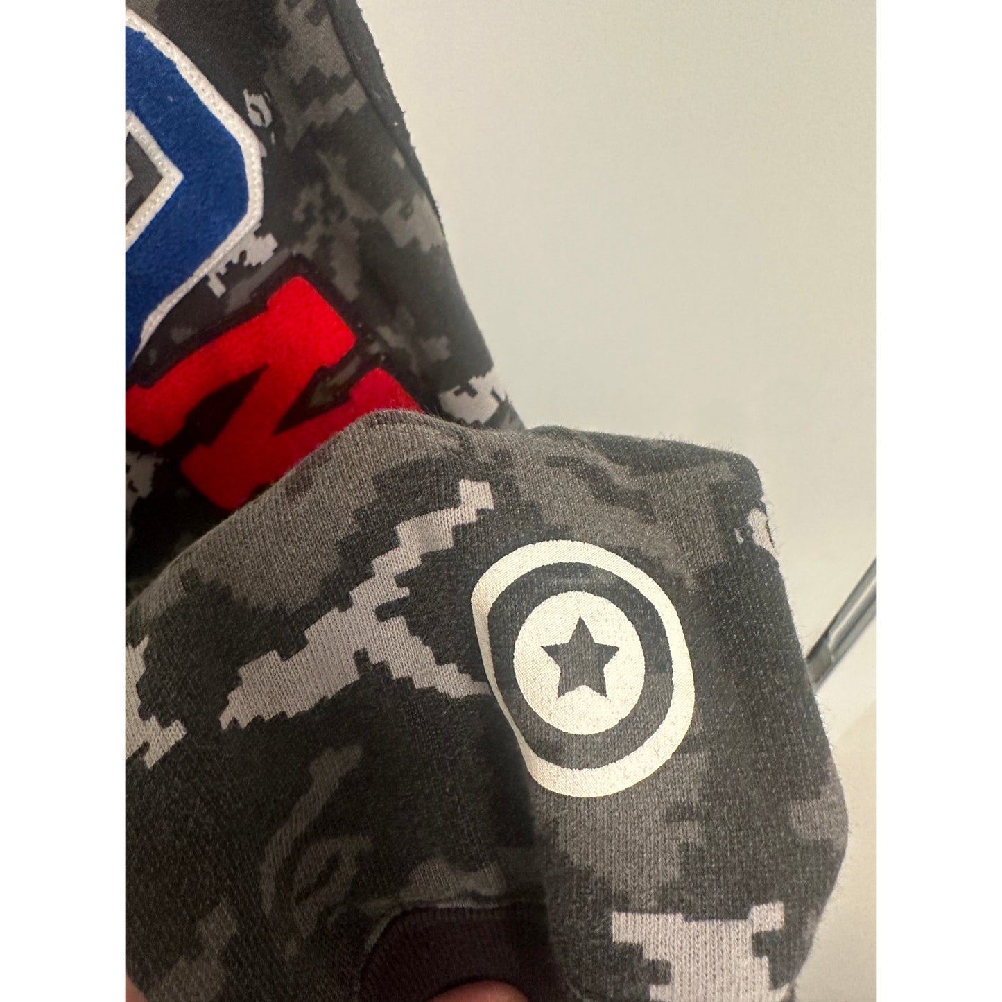 Size Large - Bape ABC Camo Black White Grey