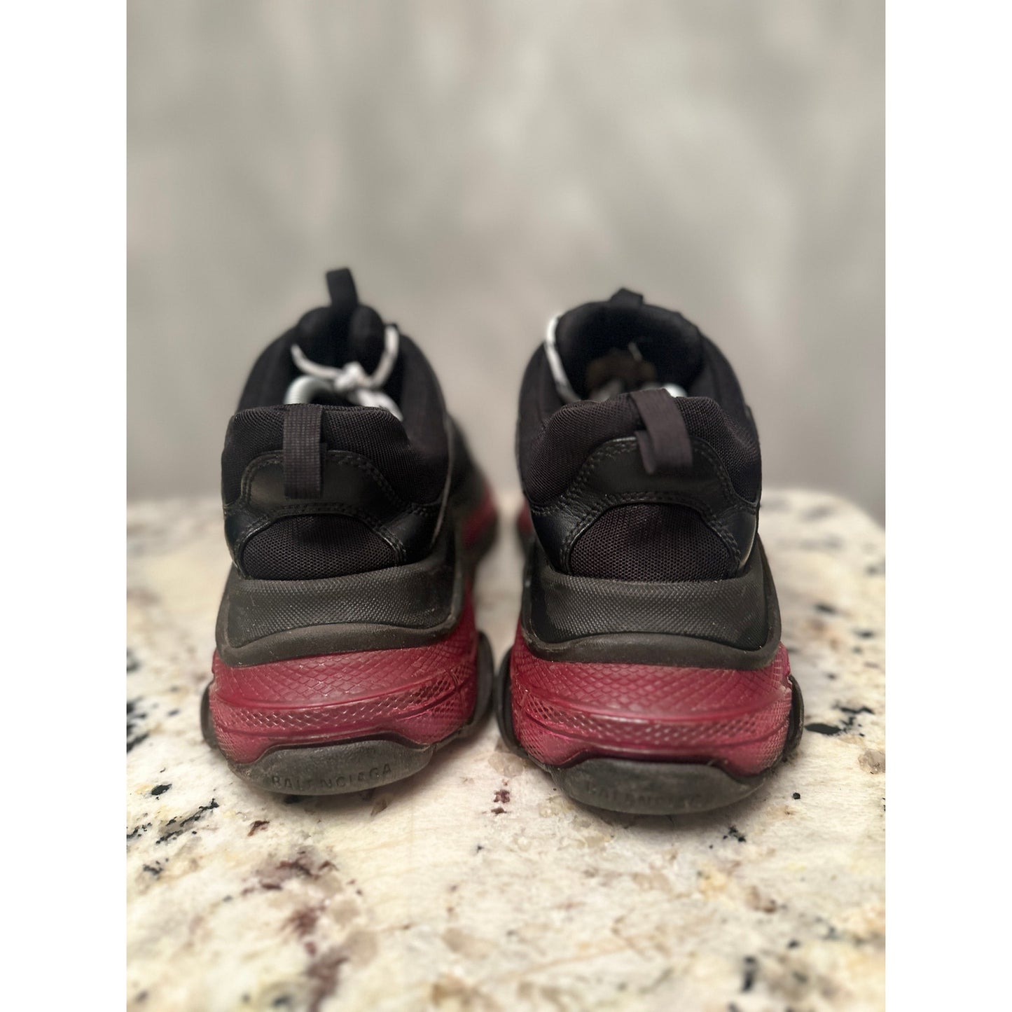 Size 11 - Balenciaga Triple S "Clear Sole" Black