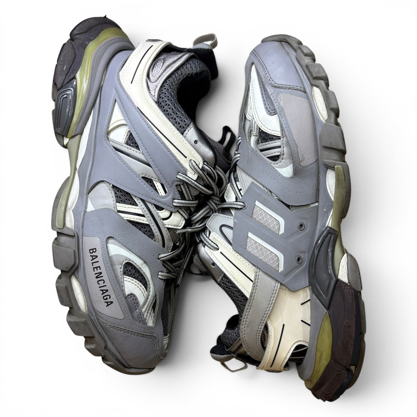 Size 9 - Balenciaga Track Grey White Sneakers
