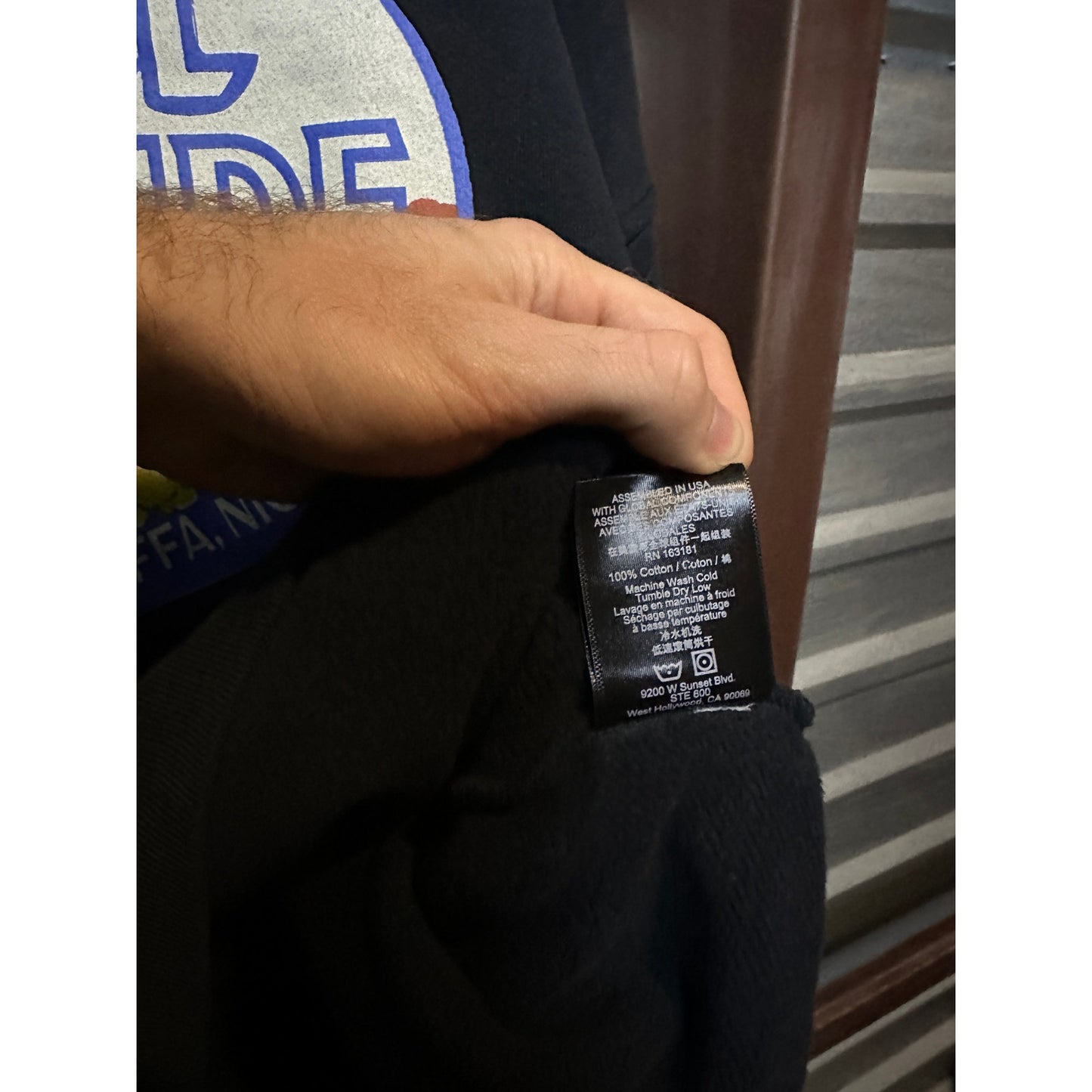 Rhude Hoodie "Hotel De Rhude" Medium Sweatshirt BNWT