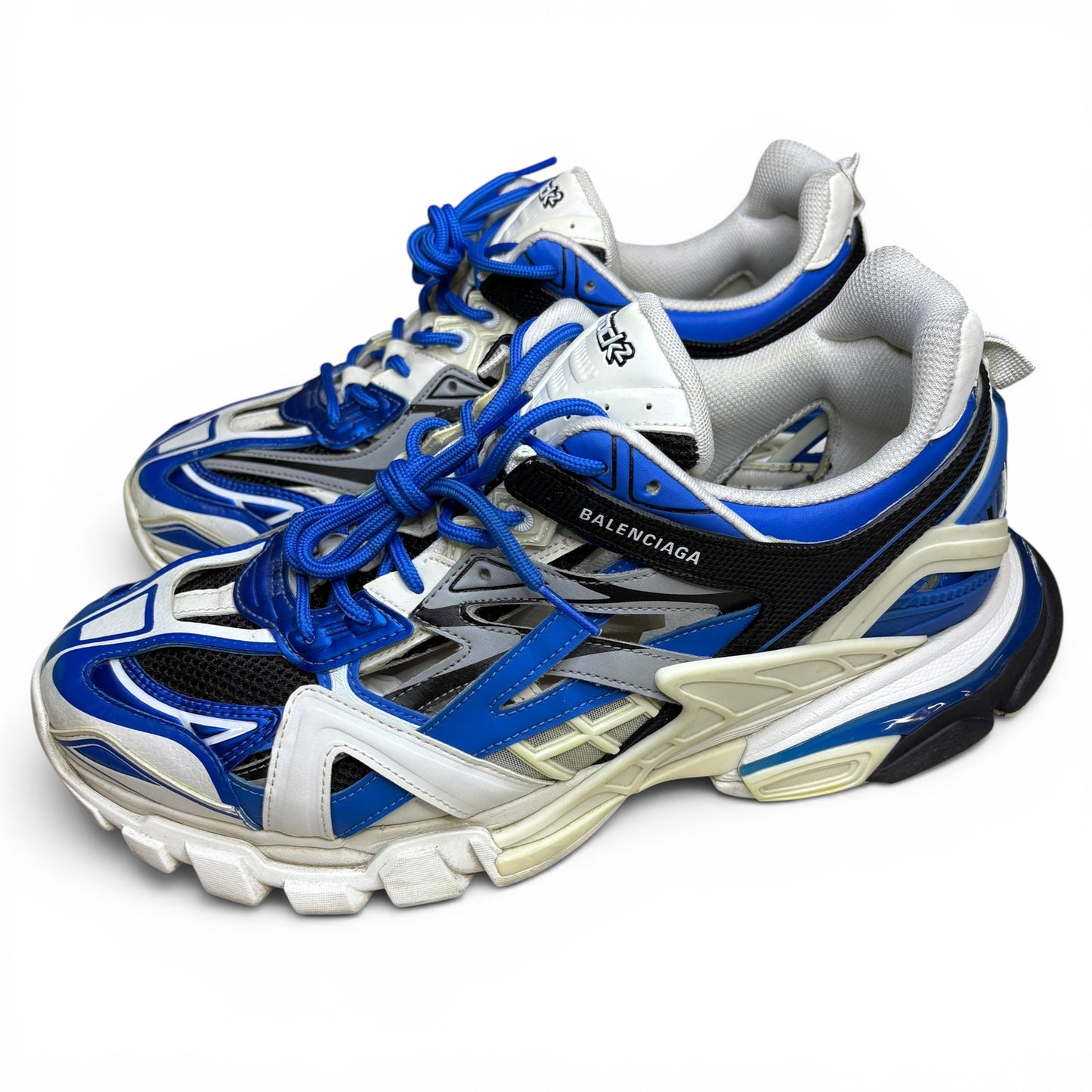 Size 12 - Balenciaga Track 2.0 Blue White Sneakers