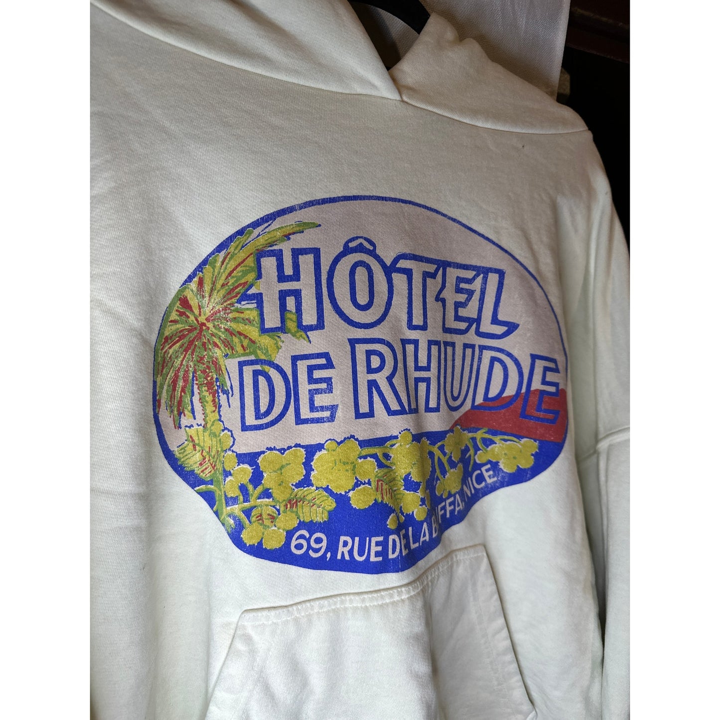 Rhude Hoodie "Hotel De Rhude" XL Sweatshirt
