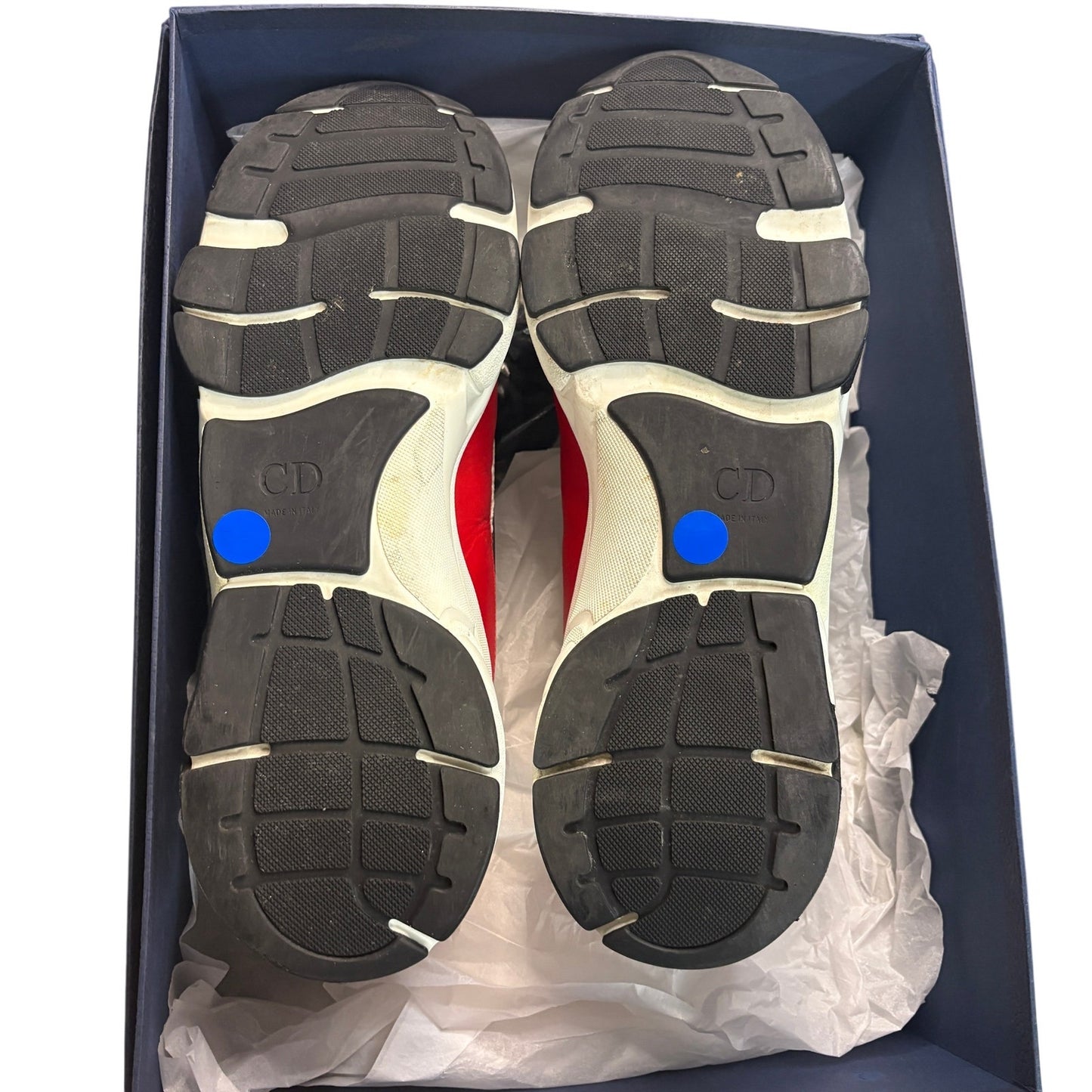 Dior B22 Reflective Red / White Sneakers | Size 49 (15US)