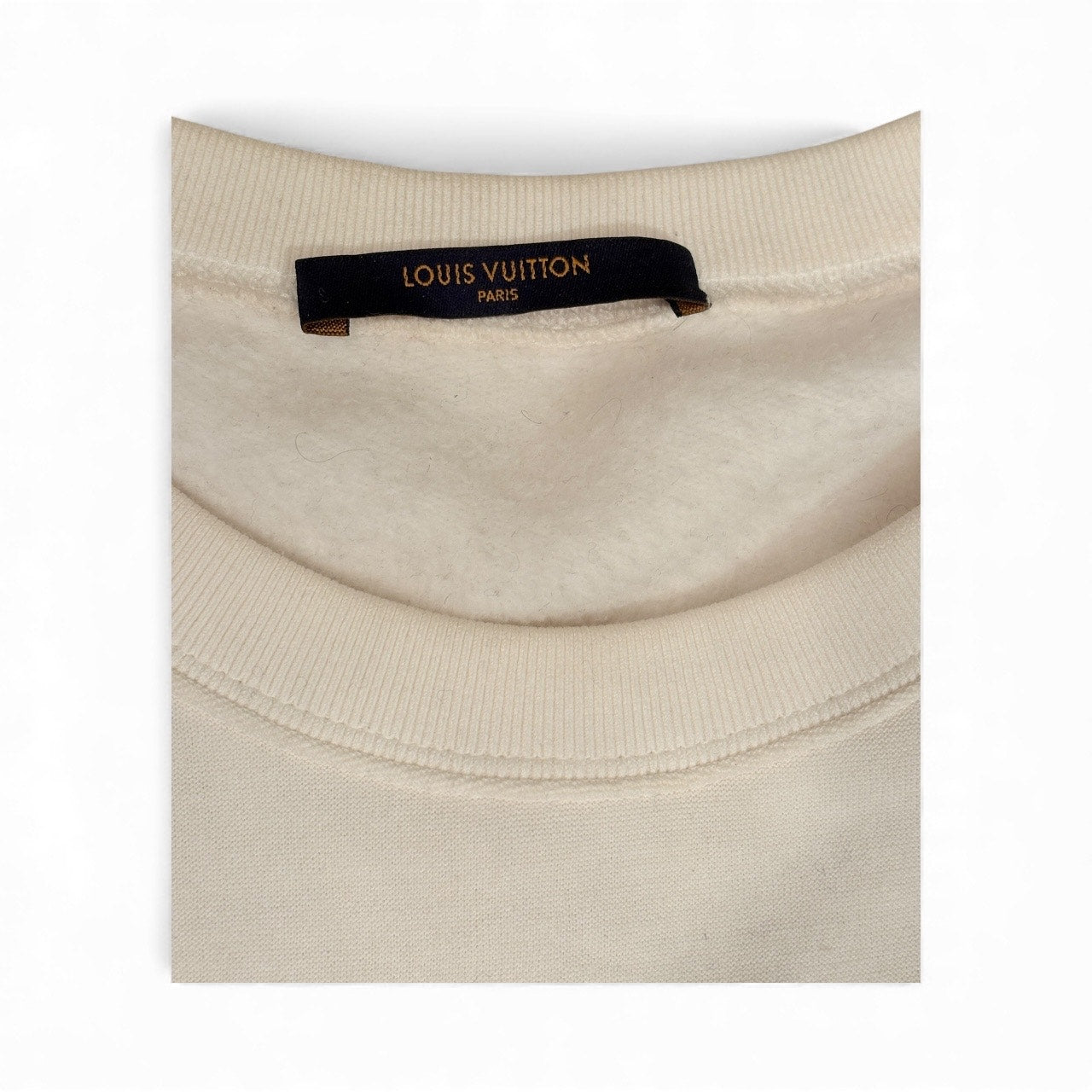 LOUIS VUITTON 19SS National Park Sweatshirt Cotton cream XL