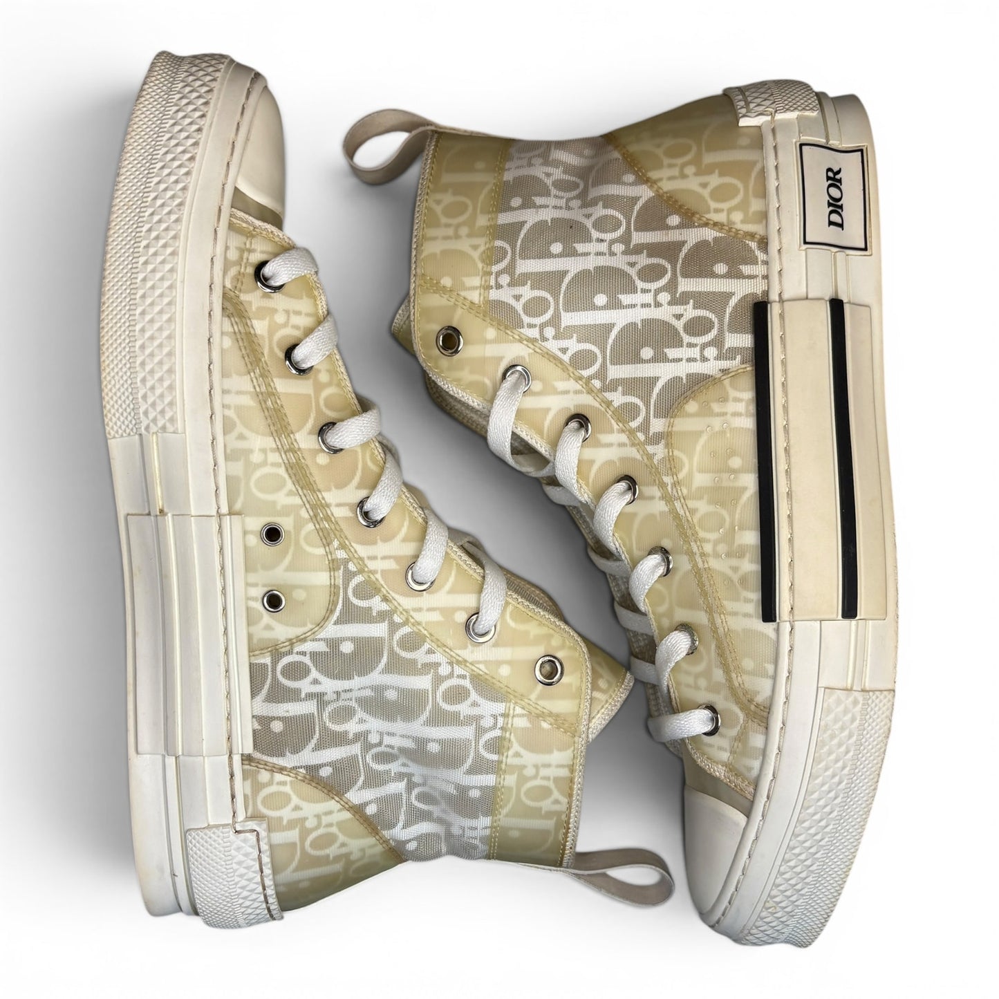 DIOR B23 HIGH TOP BEIGE SNEAKERS | SIZE 41(8US)