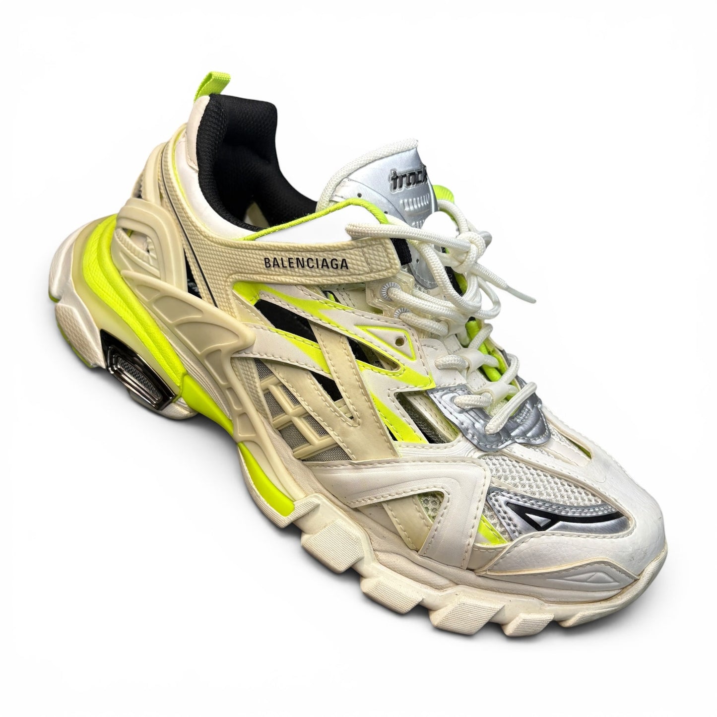 Balenciaga Track 2.0 White & Yellow Sneakers | Size 41(8M)