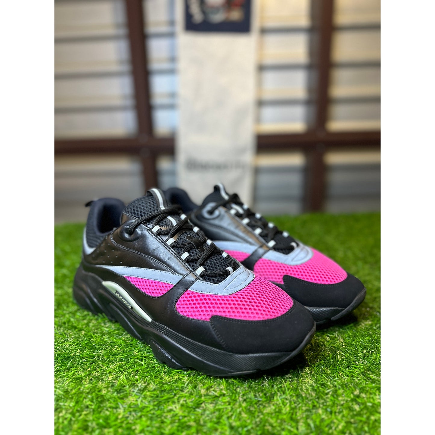 Dior Homme B22 Pink/Black Sneakers | Size 47EU