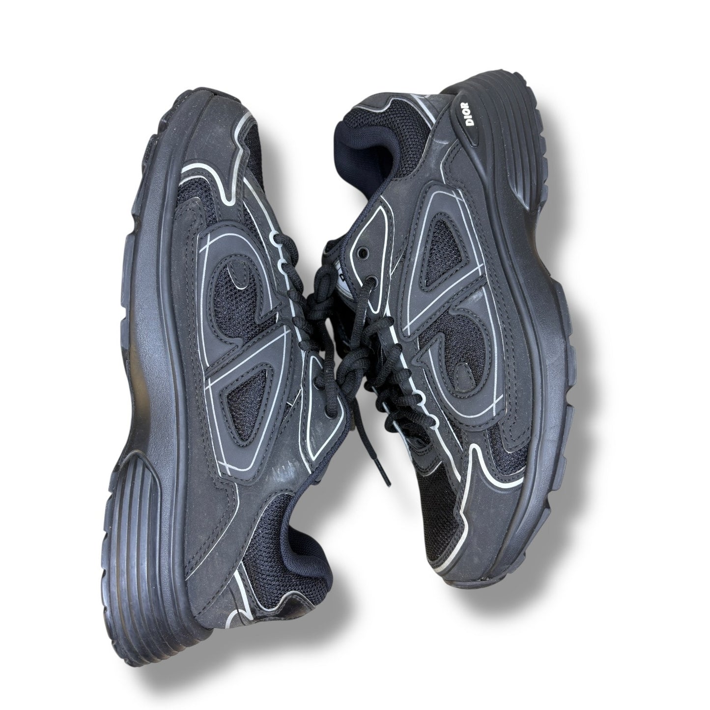 Dior B30 Black Reflective Sneakers | Size 41 (8US)