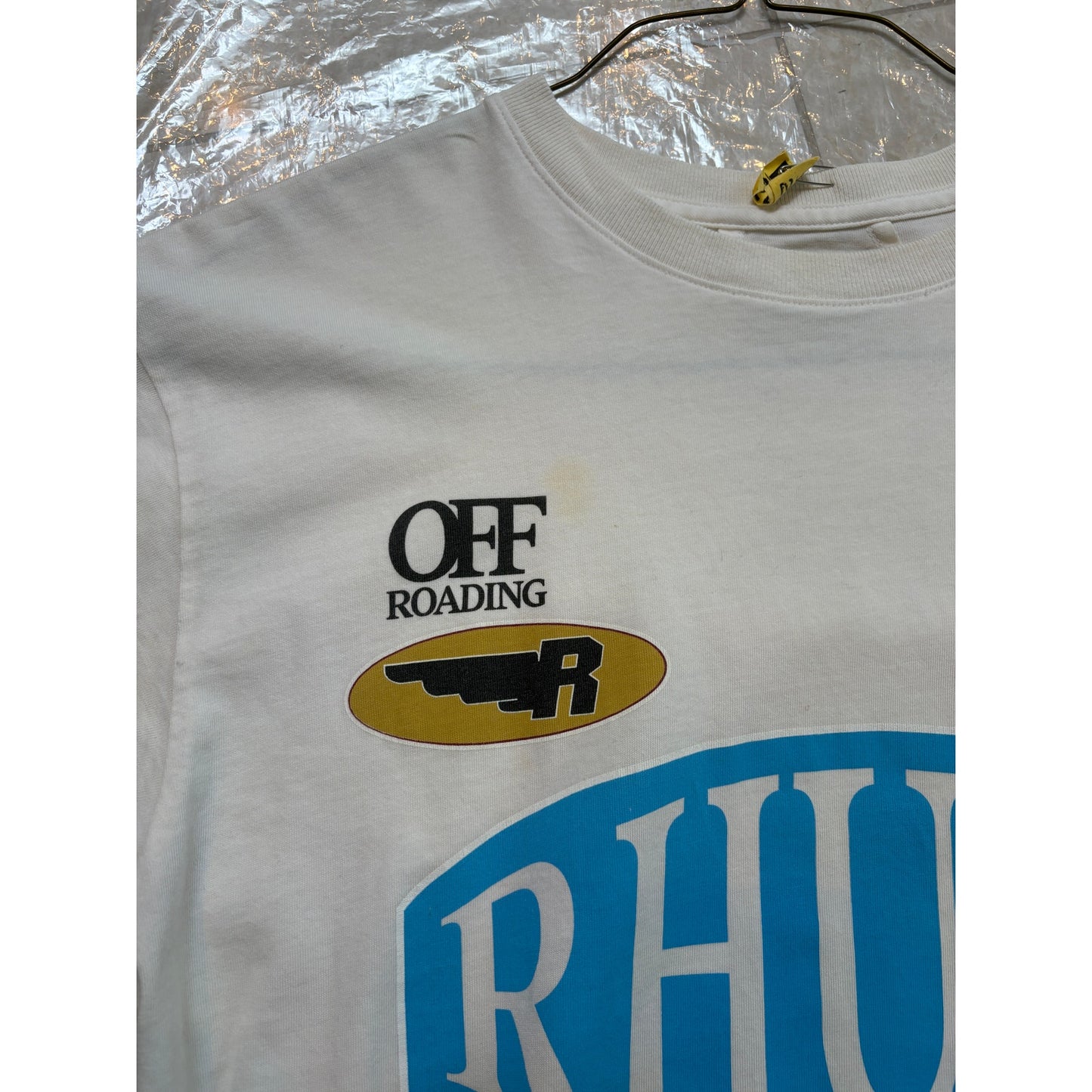 Small - Rhude SSENSE Exclusive Off-White Raceway Tee T-Shirt