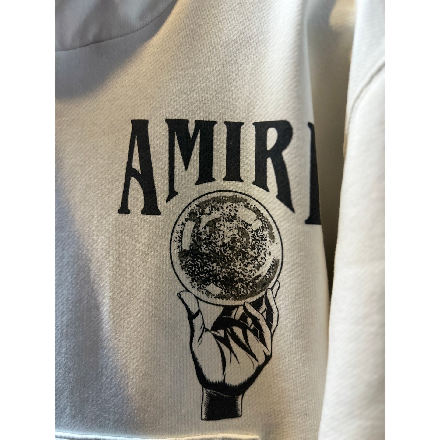 XL - Amiri Crystal Ball Hoodie Black / White