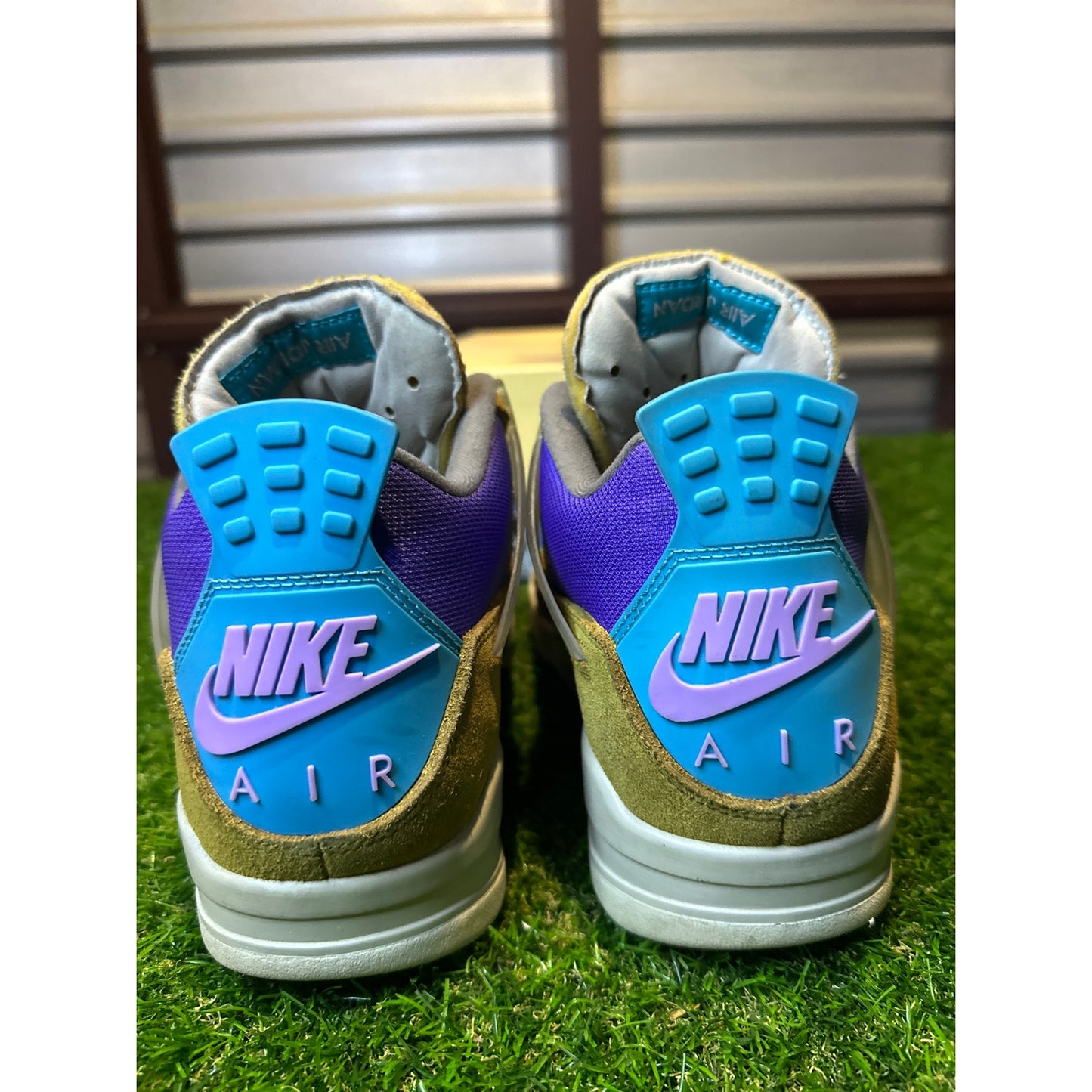 Size 10 - Jordan 4 Union Dessert Moss