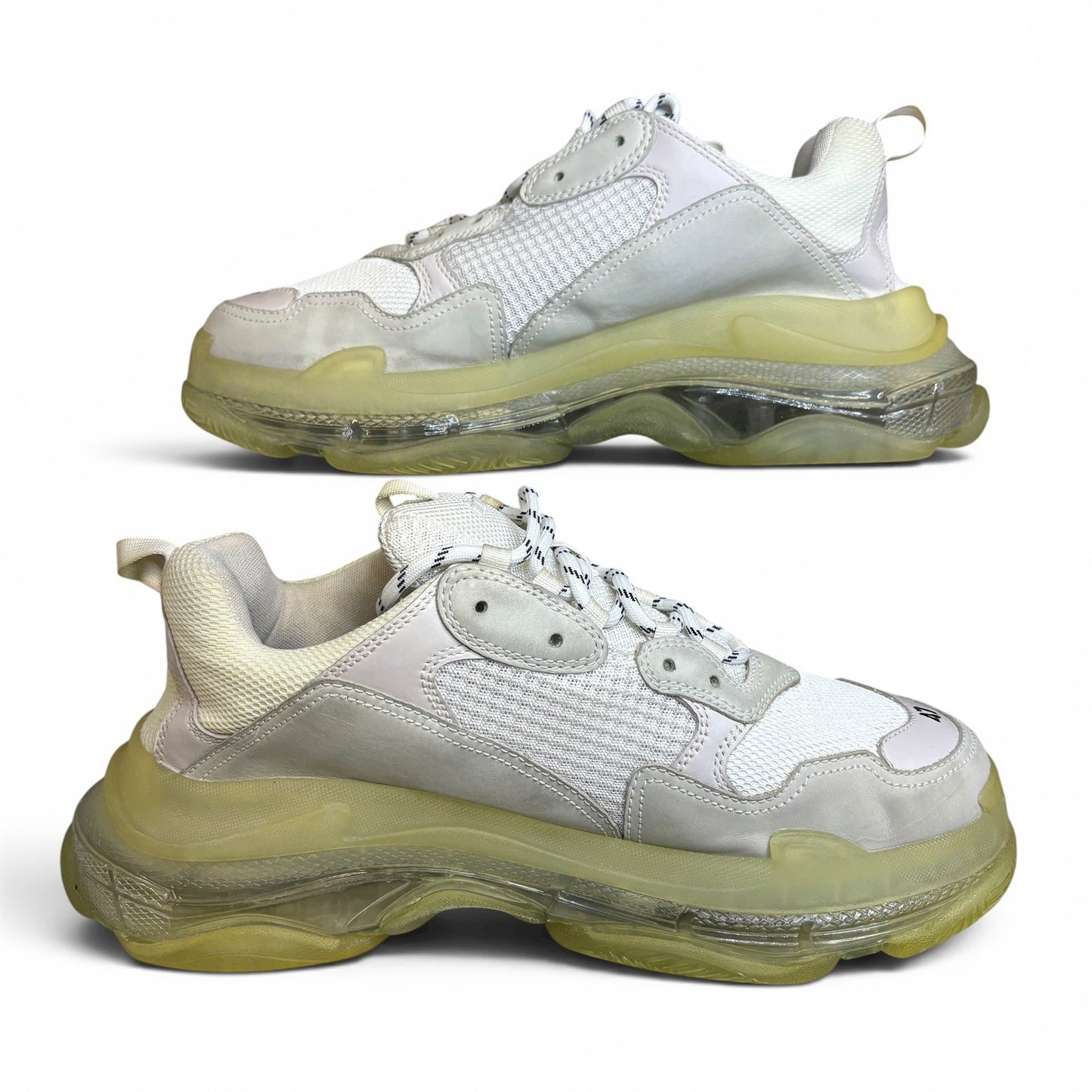 Balenciaga Triple S White Sneakers | Size 47 - 14M