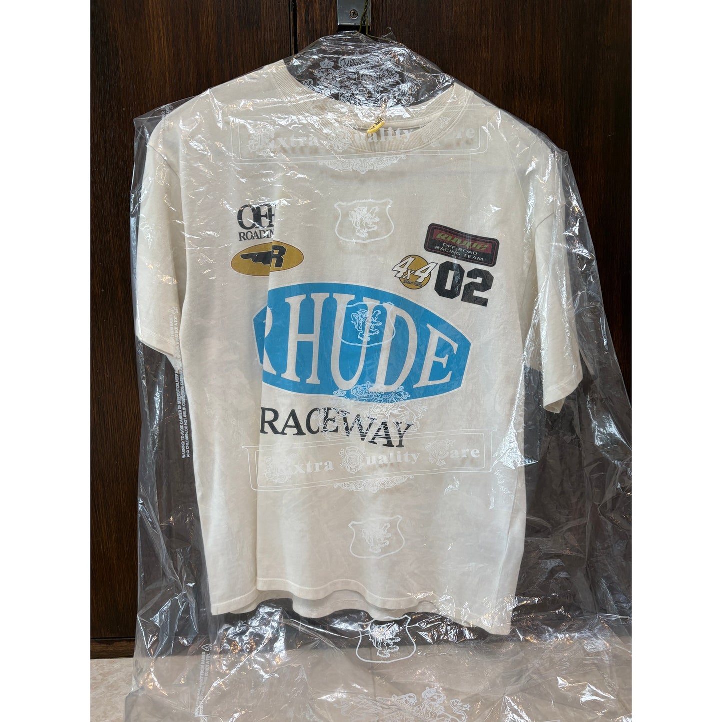Small - Rhude SSENSE Exclusive Off-White Raceway Tee T-Shirt