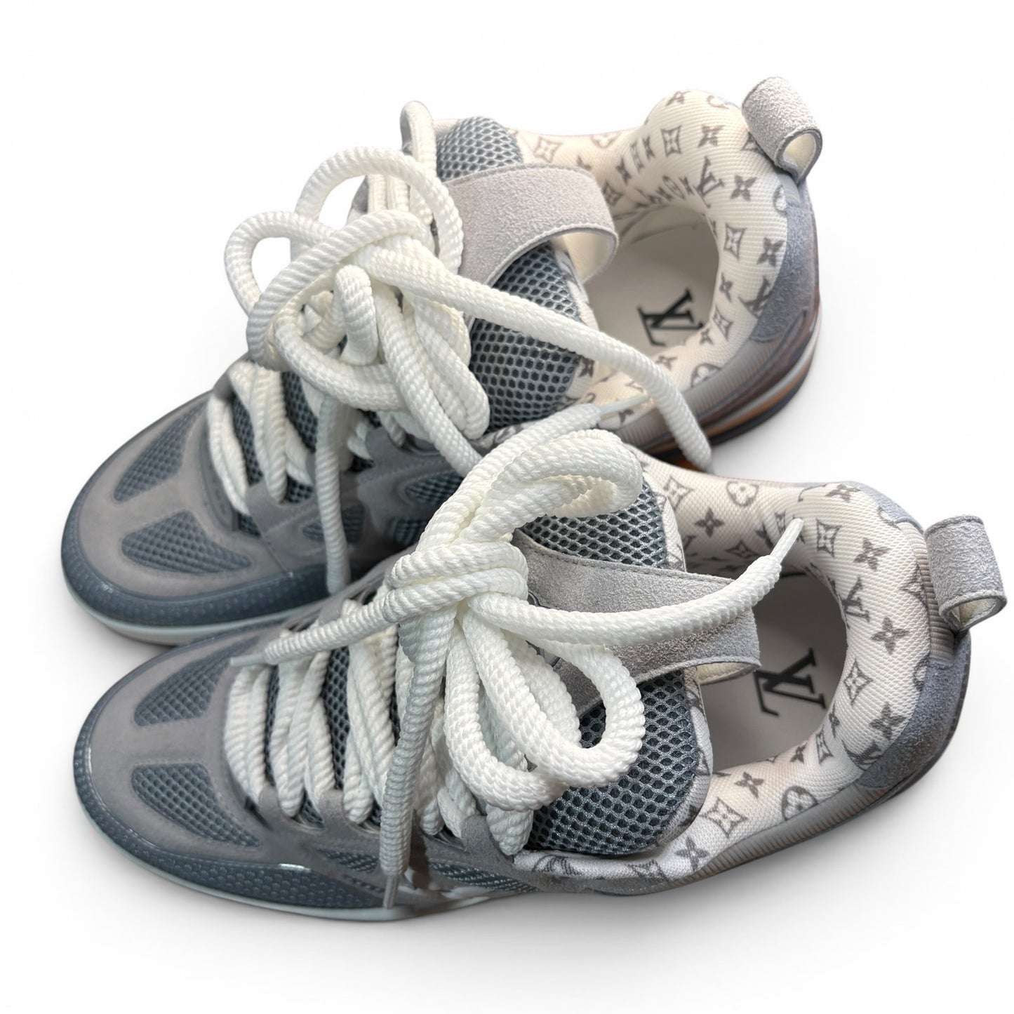 Louis Vuitton LV Skate Blue Grey Sneakers | Size 9LV