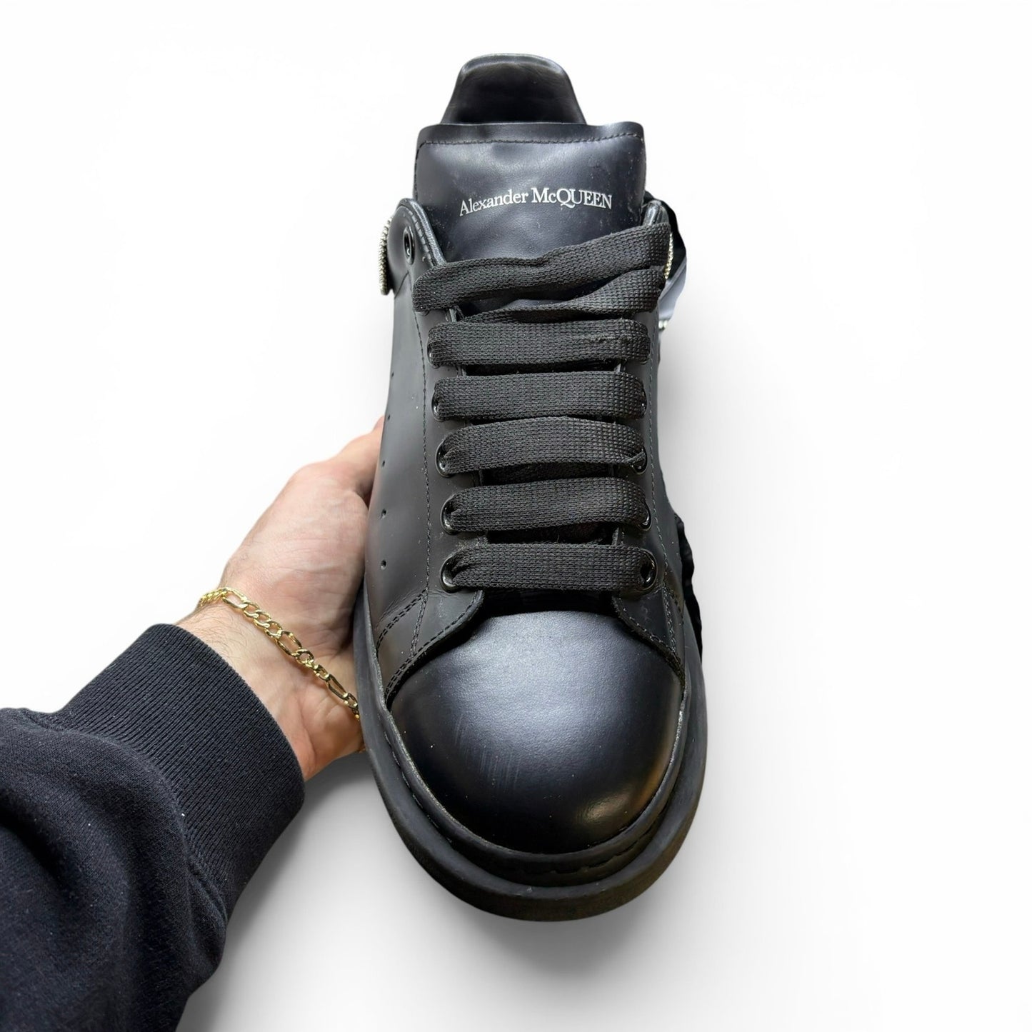 Alexander McQueen Oversized Black Sneakers | Size 43(10M)