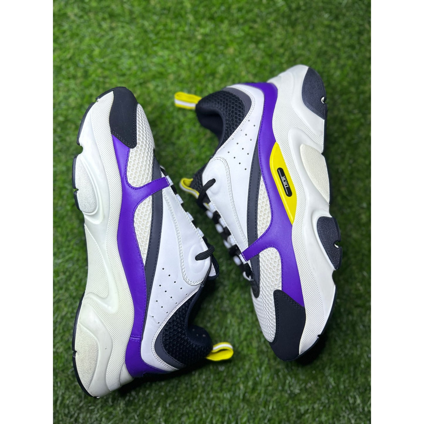 Size 45 (12 US) - Dior B22 Reflective Sneaker Lakers Purple