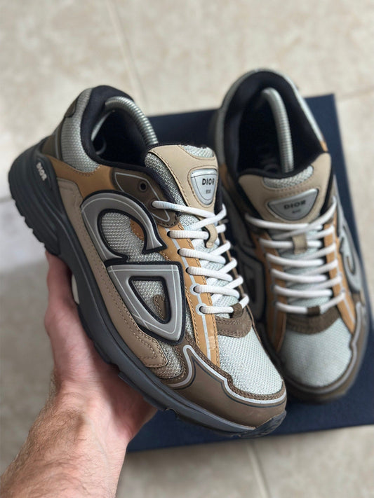 Size 8 - Dior B30 “Brown Beige Orange” Sneakers