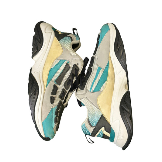 Size 9 - Amiri Teal and Black Bone Runner Sneakers