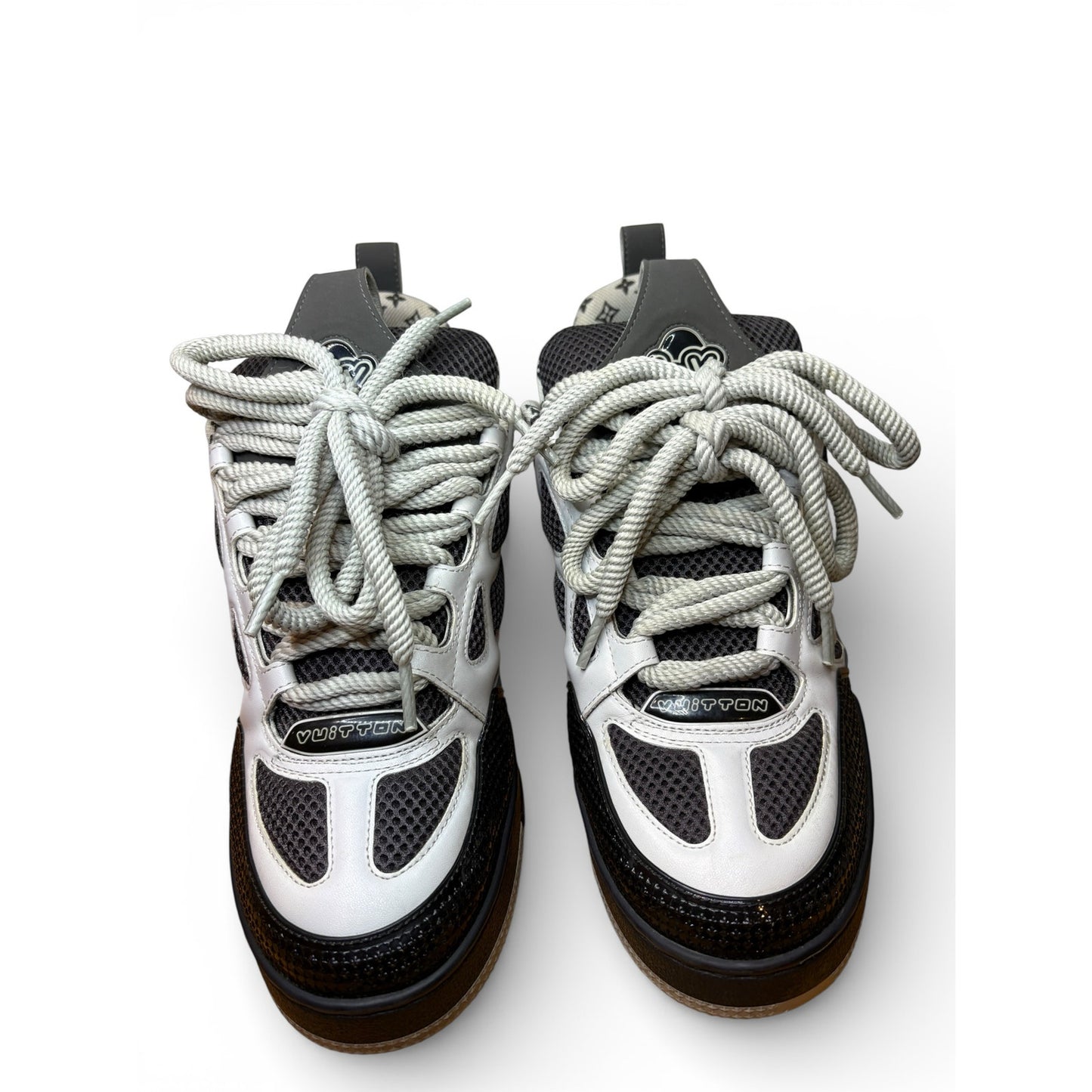 Louis Vuitton LV Skate Sneakers Grey White | Size 8.5LV