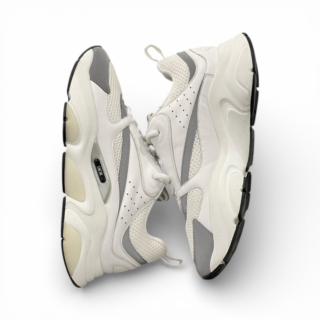Size 10 - Dior B22 White Mesh/Leather Sneakers