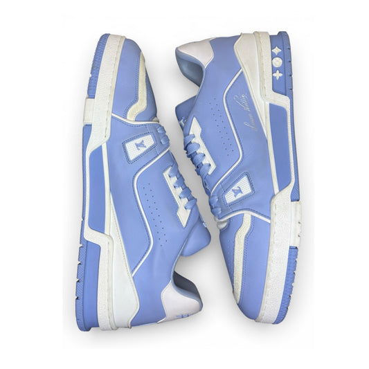 Louis Vuitton LV Trainer #54 Light Blue White | Size 12US