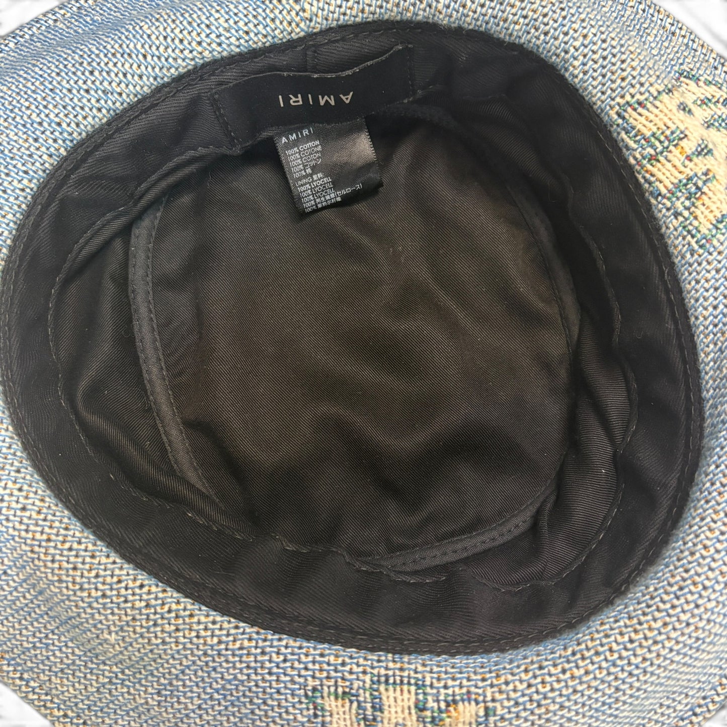 AMIRI Paisley MA Blanket bucket hat