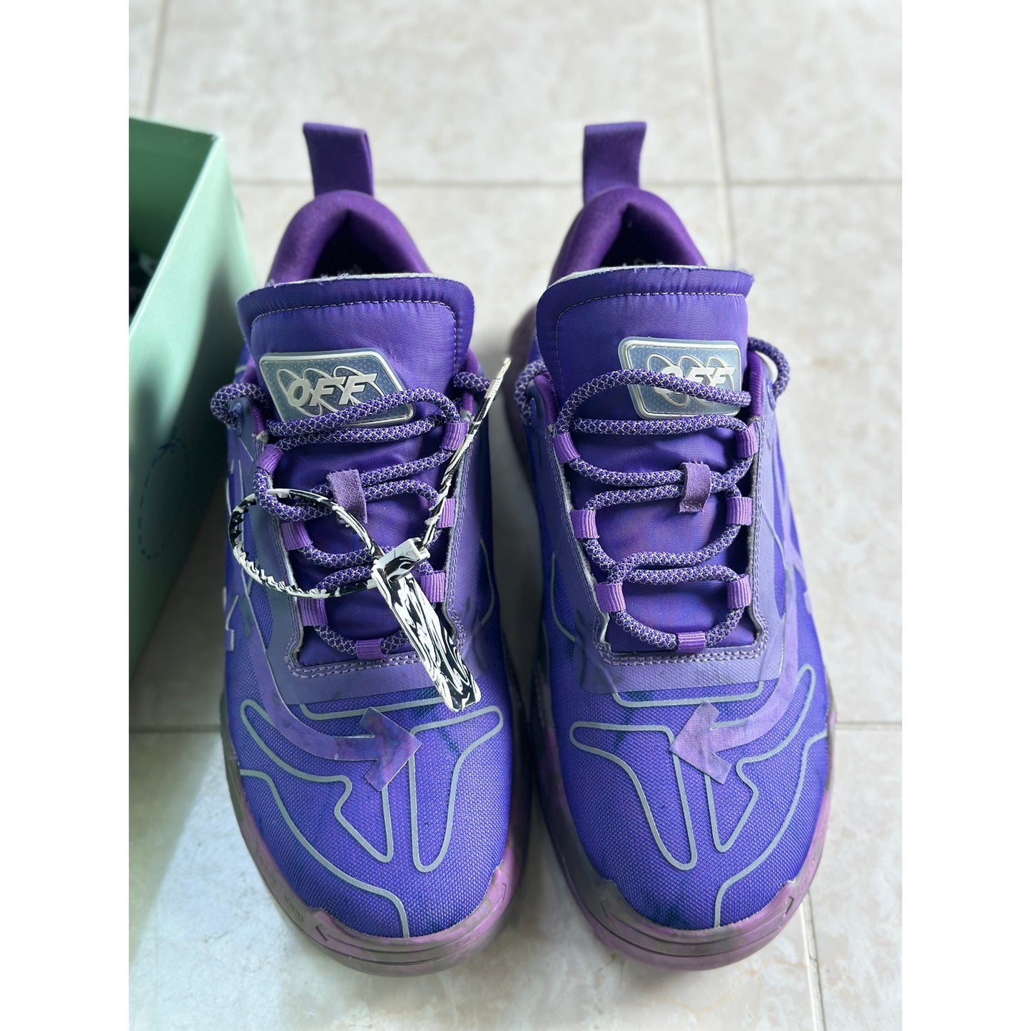 Size 11 - Off-White Odsy-1000 Purple Galaxy Men's Sneakers