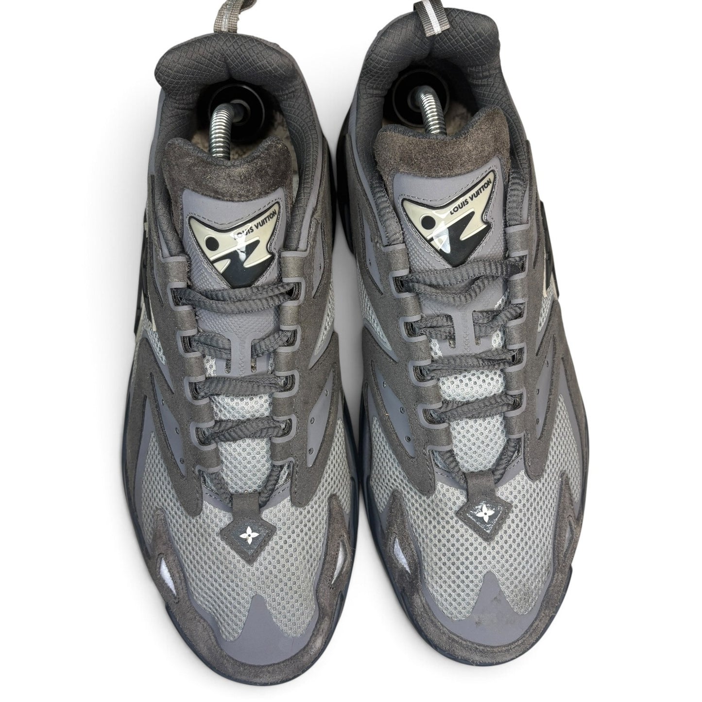 Louis Vuitton Tactic Runner Grey Suede | Size 8.5LV / 9.5US