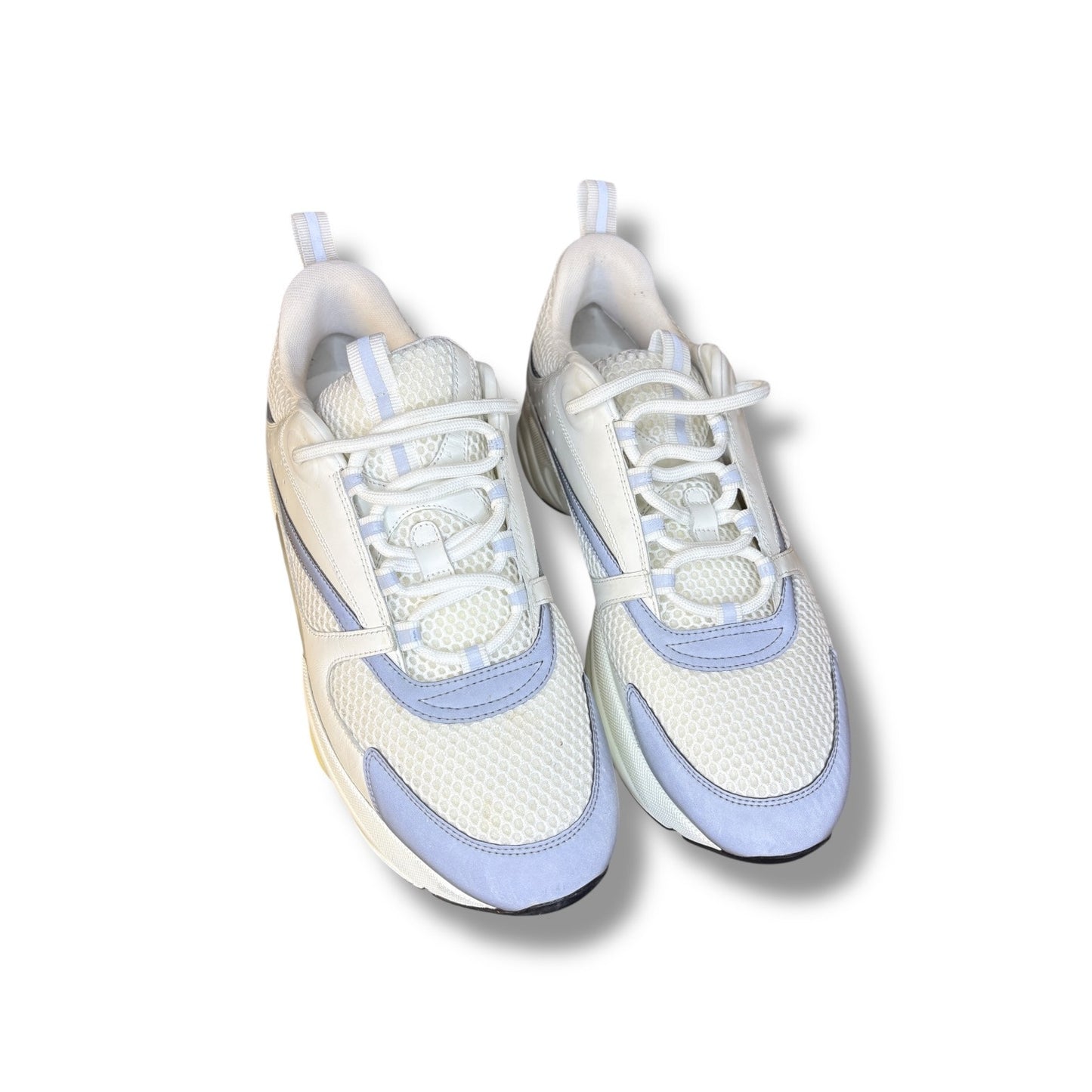 Dior B22 Reflective Low Top White Sneakers | Size 44 (11US)