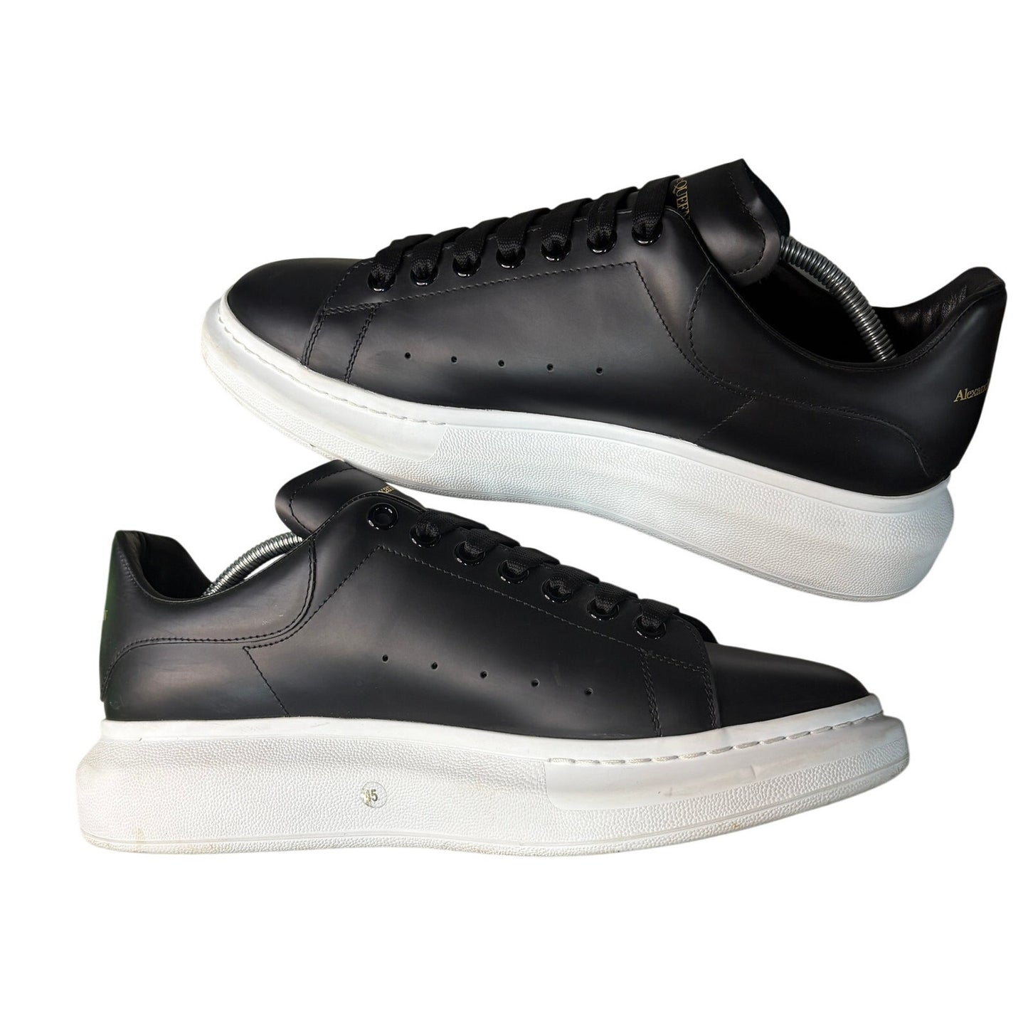 Alexander McQueen Oversized Sneaker 'Black White' 45/12M