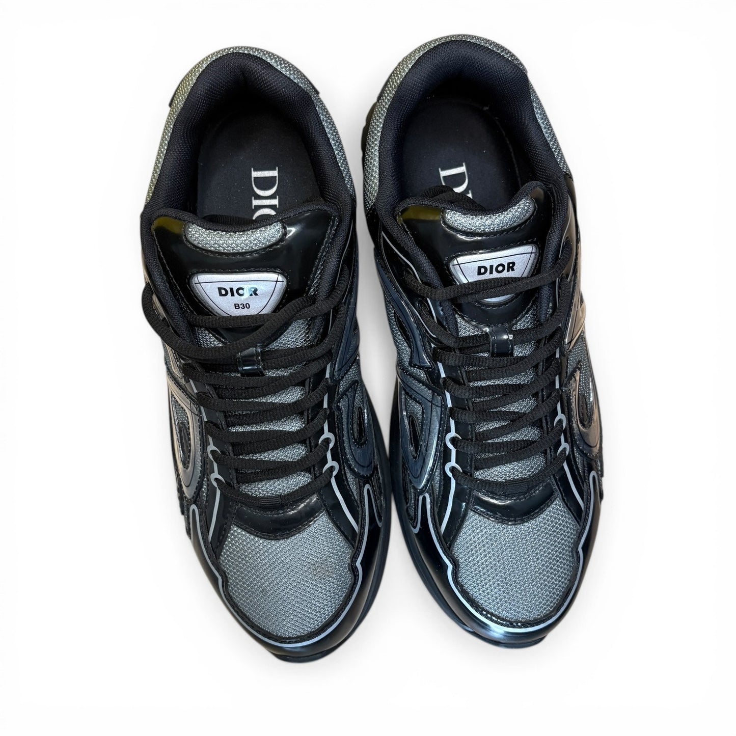 Dior B30 Black 'Oxford Light Grey' Sneakers | Size 43 (10US)