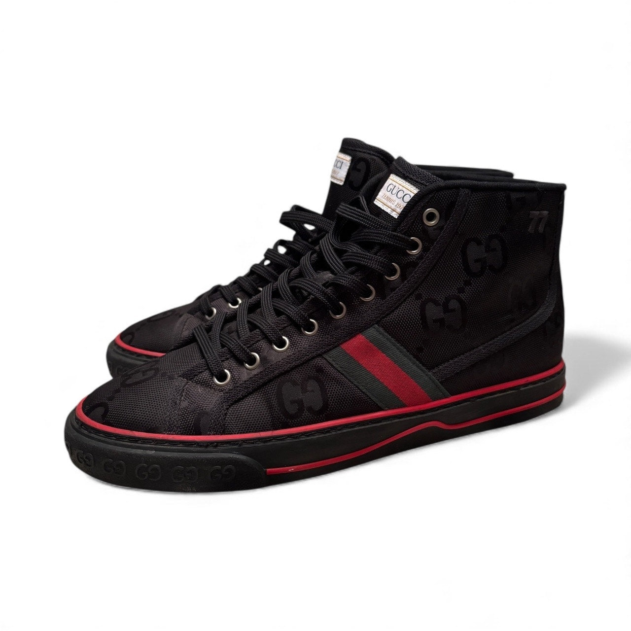 Size 10US - Gucci Off The Grid High Top Black GG