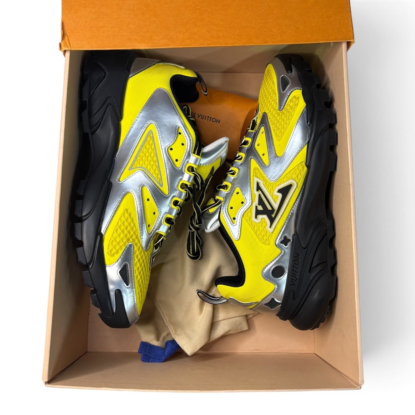 Louis Vuitton LV Runner Tactic Yellow Sneakers | Size 8LV