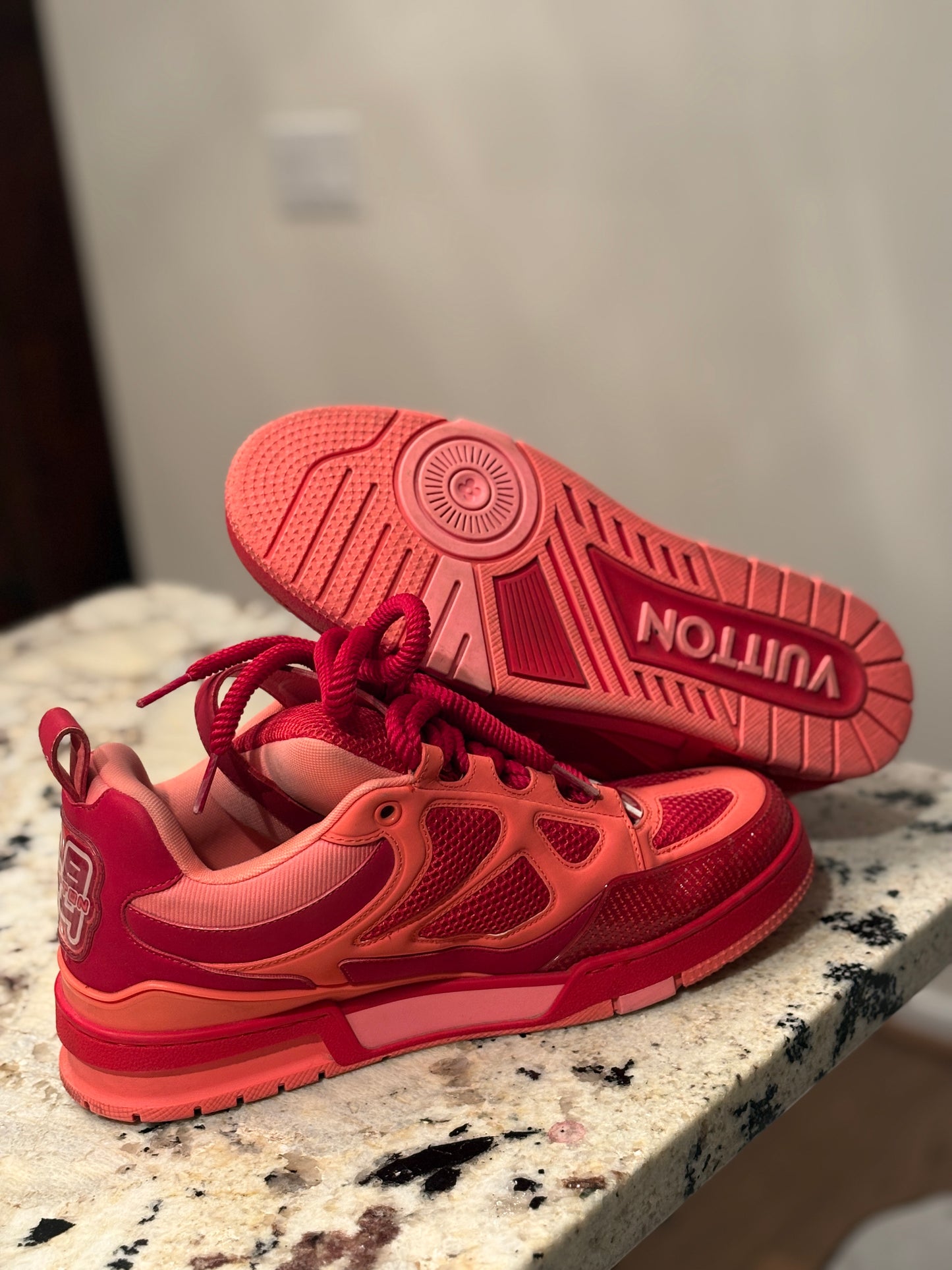 Louis Vuitton Skate Sneakers Red