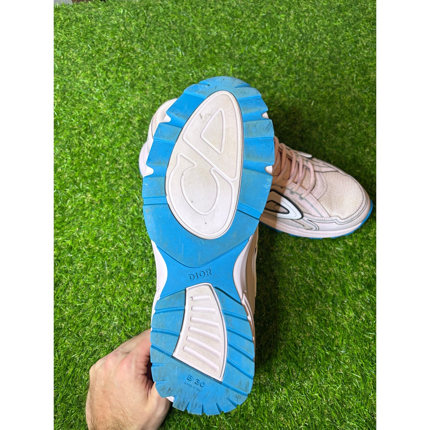 Size 13 - Dior B30 Reflective "Pale Pink Blue" Sneakers