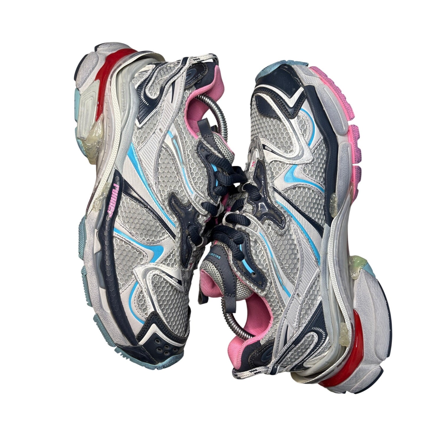 Balenciaga Runner 2.0 Grey Blue Pink Red | Size 41(8US)