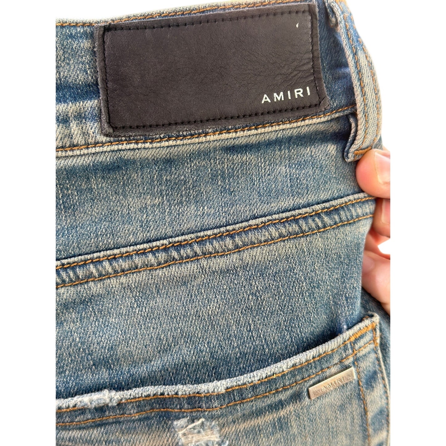 Amiri MX1 Pink Patch Size 33