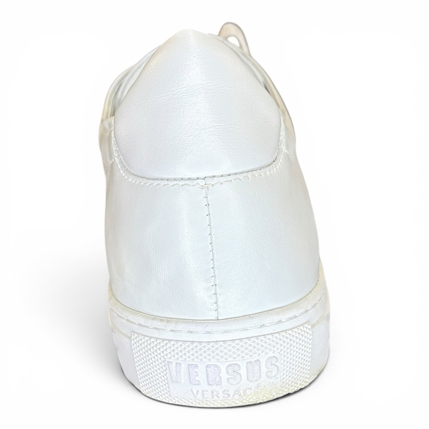 Versace White Versus Sneaker Silver Buckle | Size 44(11)