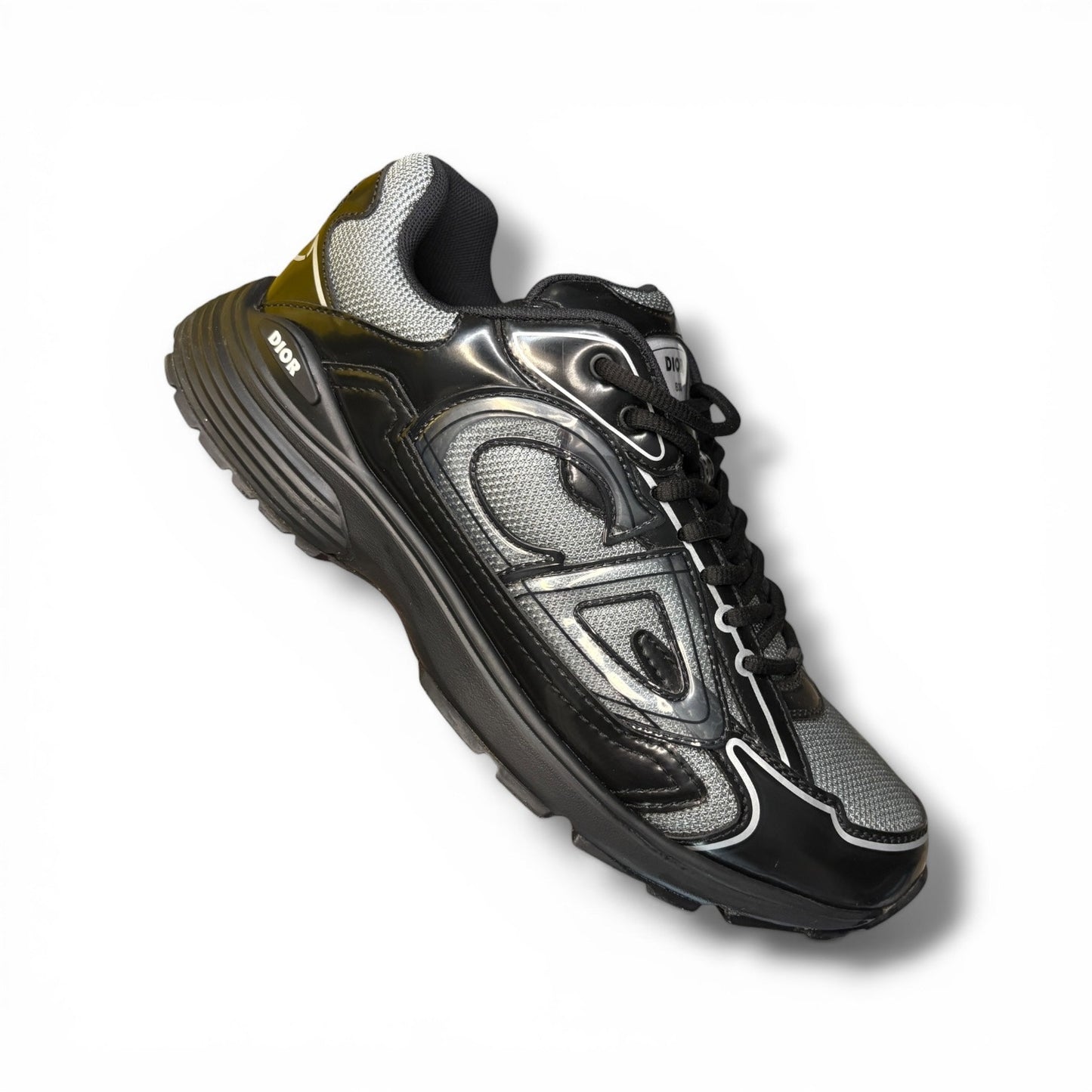 Dior B30 Black 'Oxford Light Grey' Sneakers | Size 43 (10US)